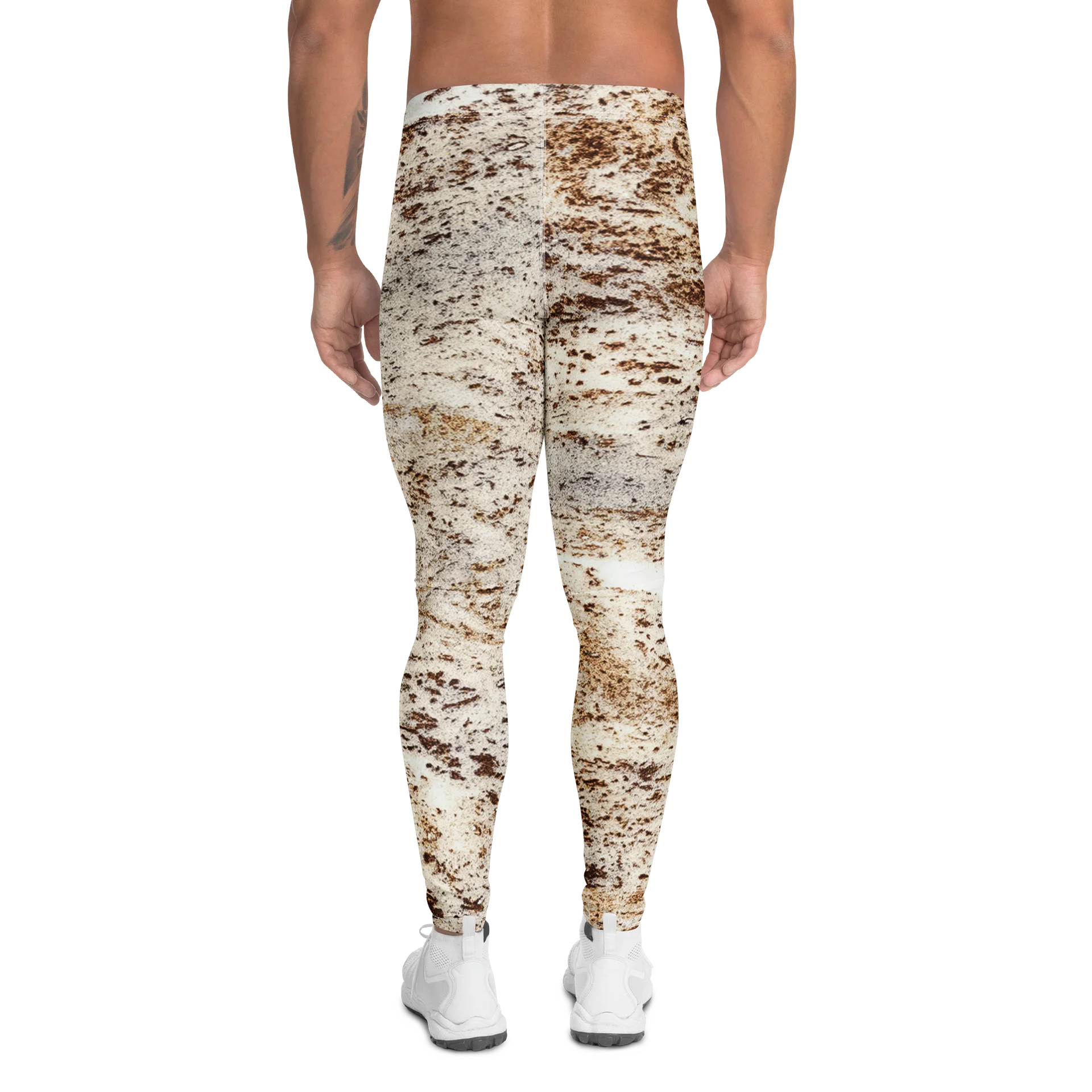 Expresso Swirl All-Over Print Men's Performance Leggings product image (3)