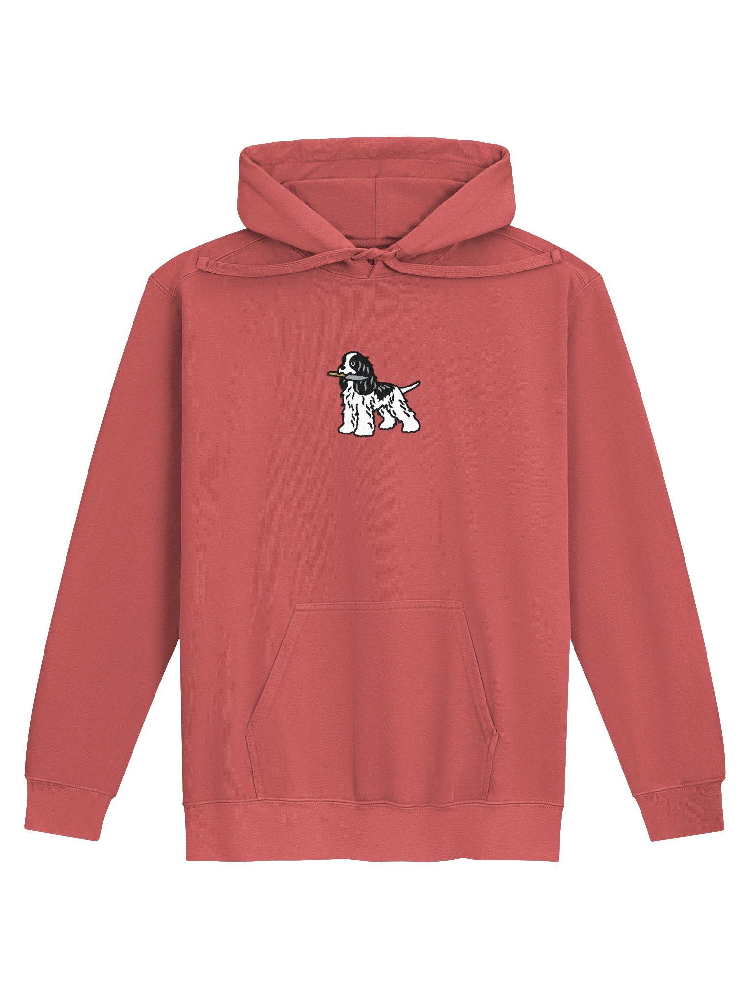 Funny Chibi-Style American Cocker Spaniel(Parti, Black) Embroidered Premium Hoodie product image (25)