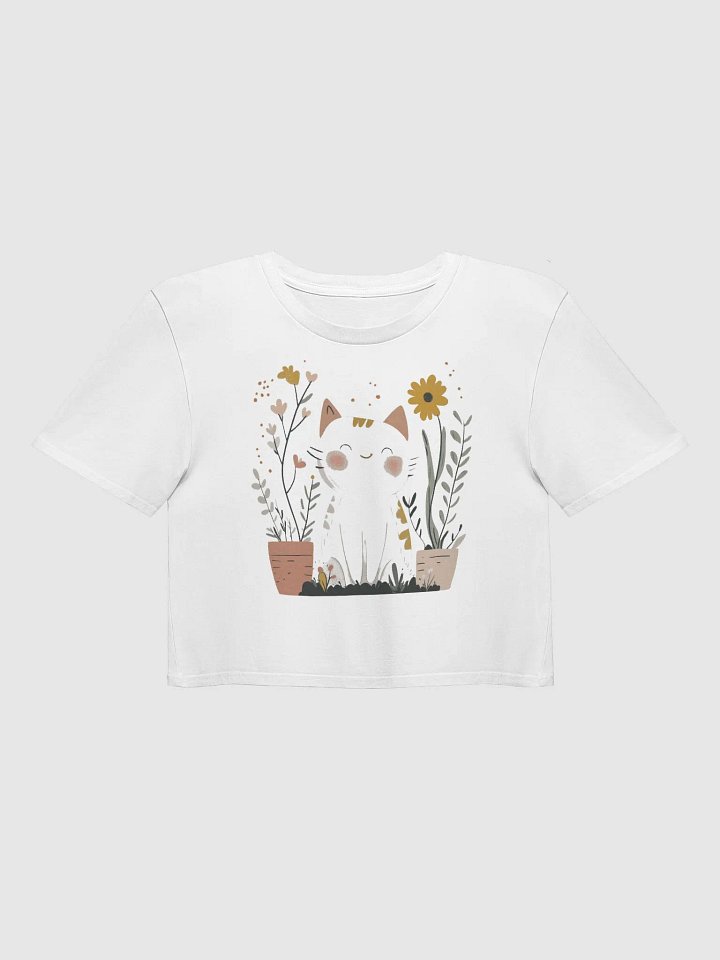 Cute Cat Garden Crop Top product image (1)
