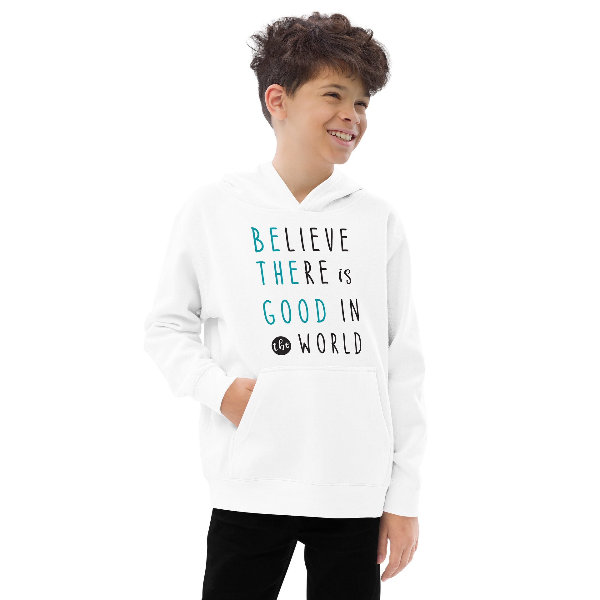Believe There Is Good in the World Youth Pullover Fleece product image (1)