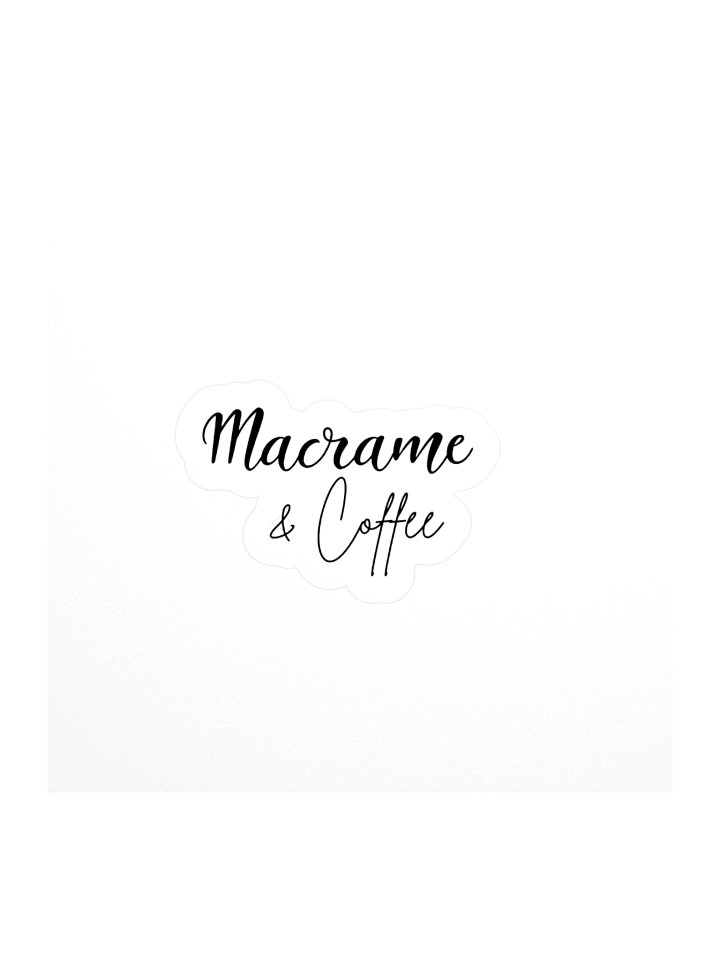 Macrame and Coffee Sticker product image (1)