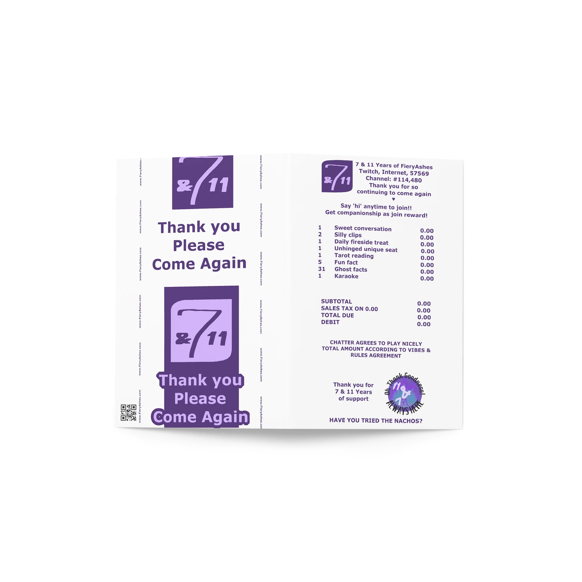 7 & 11 Receipt Card product image (4)