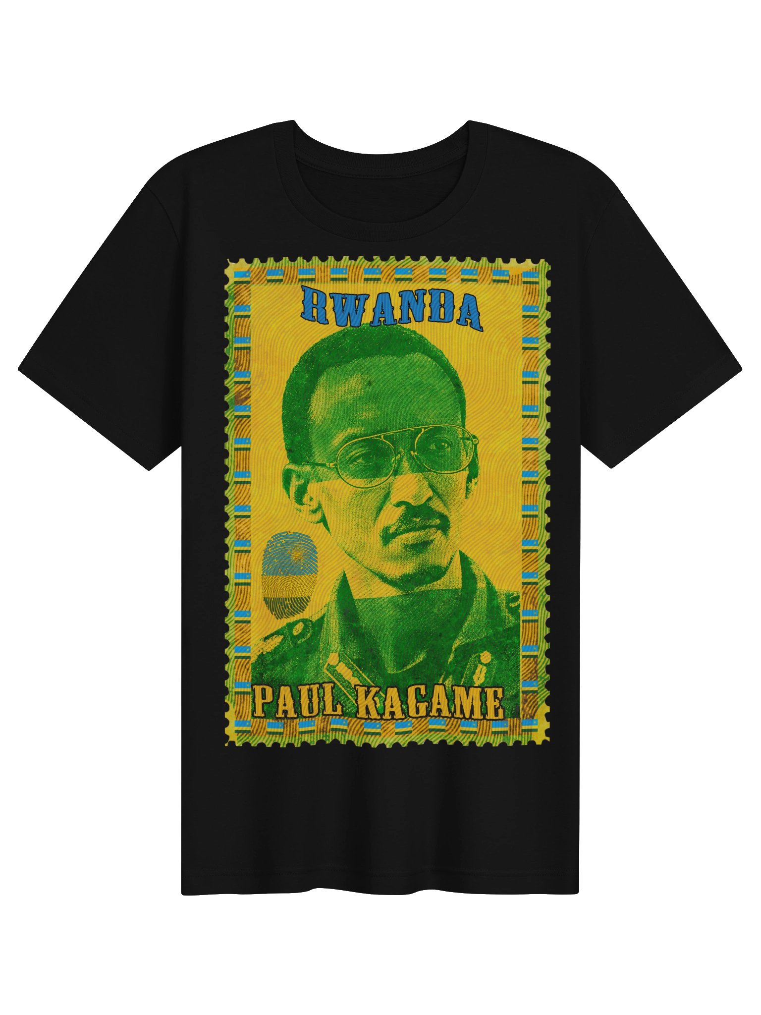 Vintage Postage Stamp of Paul Kagame Rwanda T-Shirt product image (3)