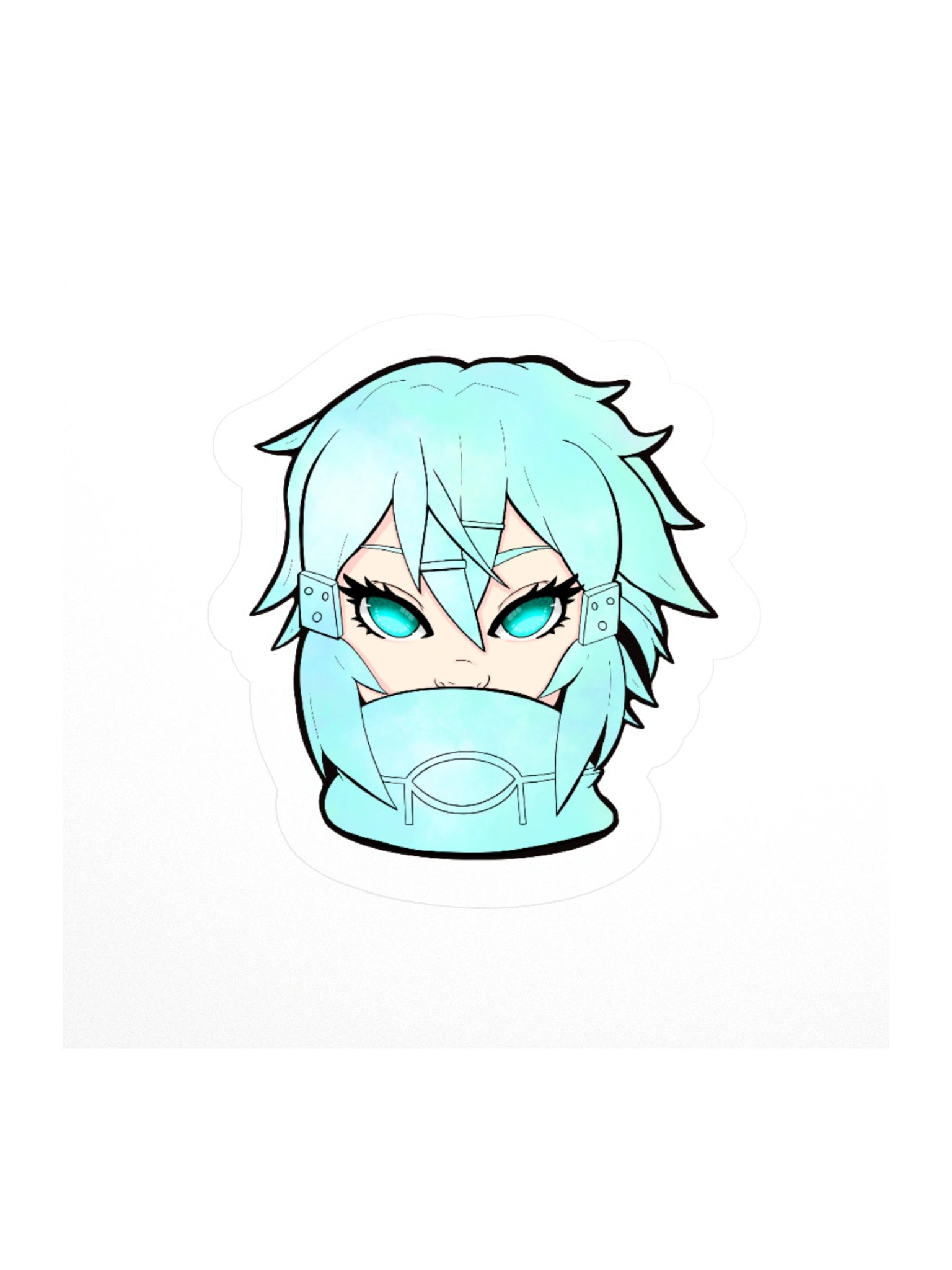 Sinon Headshot Sticker product image (1)