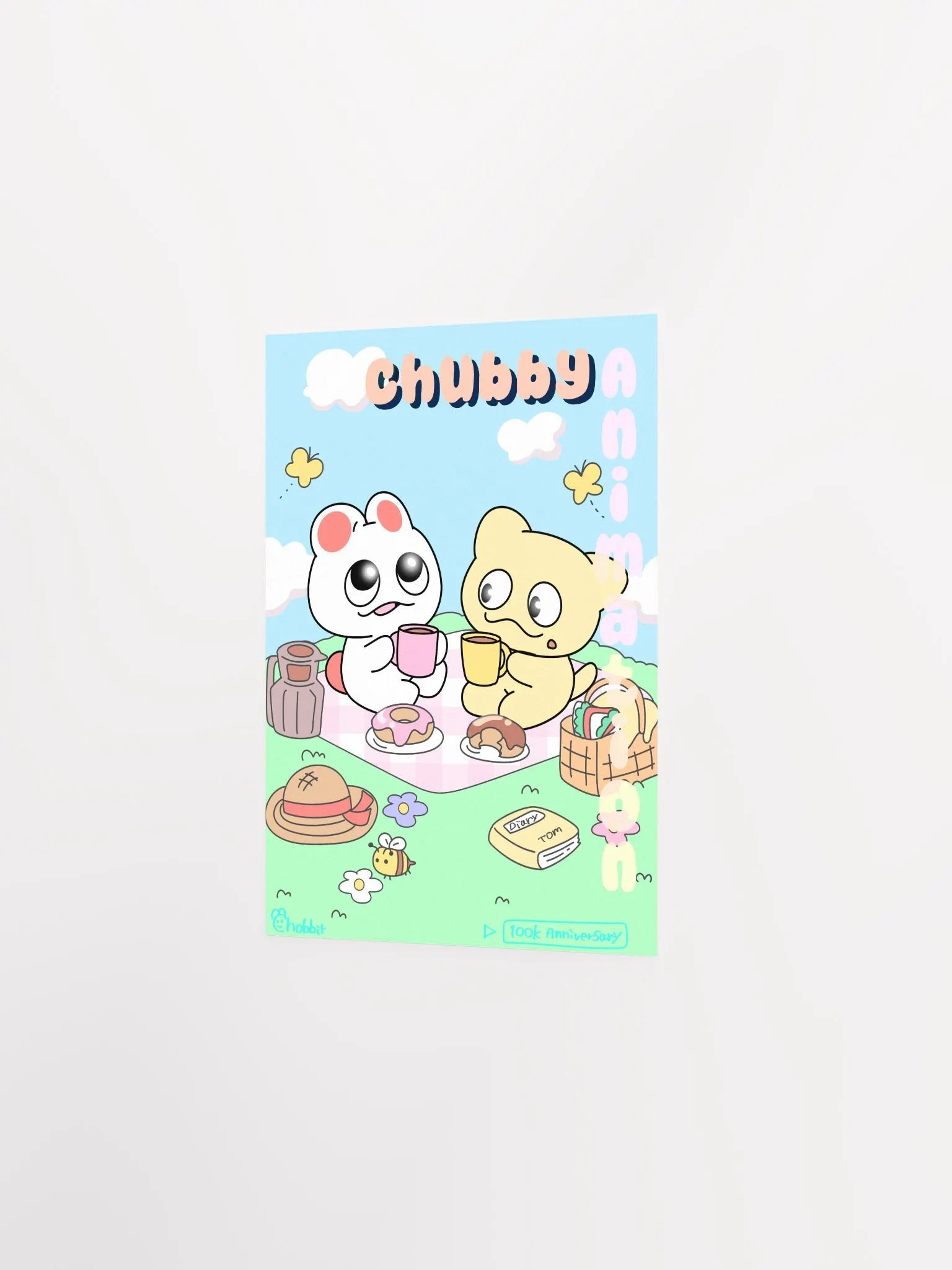 [Poster] Chubby Animation 100K subs tnx! product image (2)