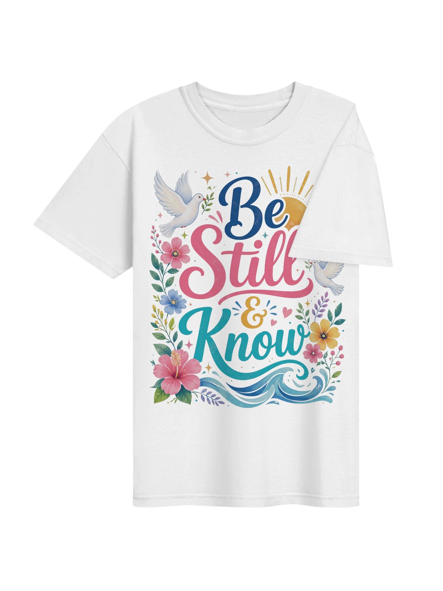 Be Still & Know Comfort Colors Christian T-Shirt product image (13)