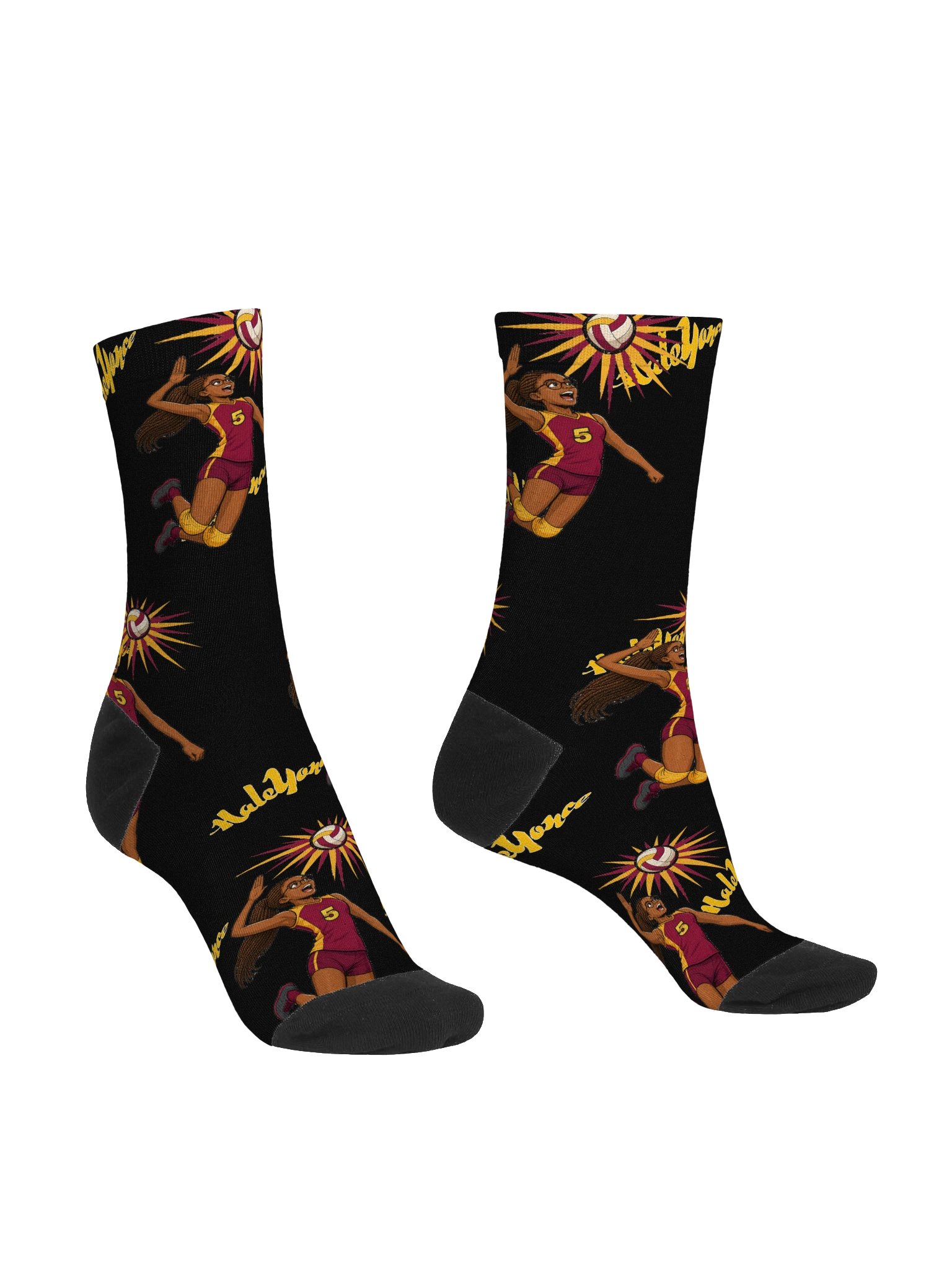 Haleyonce Volleyball Foot Mittens product image (3)