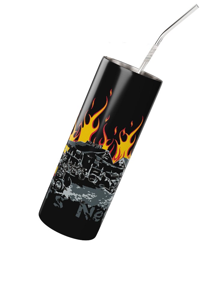 Flaming Roadhouse Stainless Steel Tumbler product image (2)