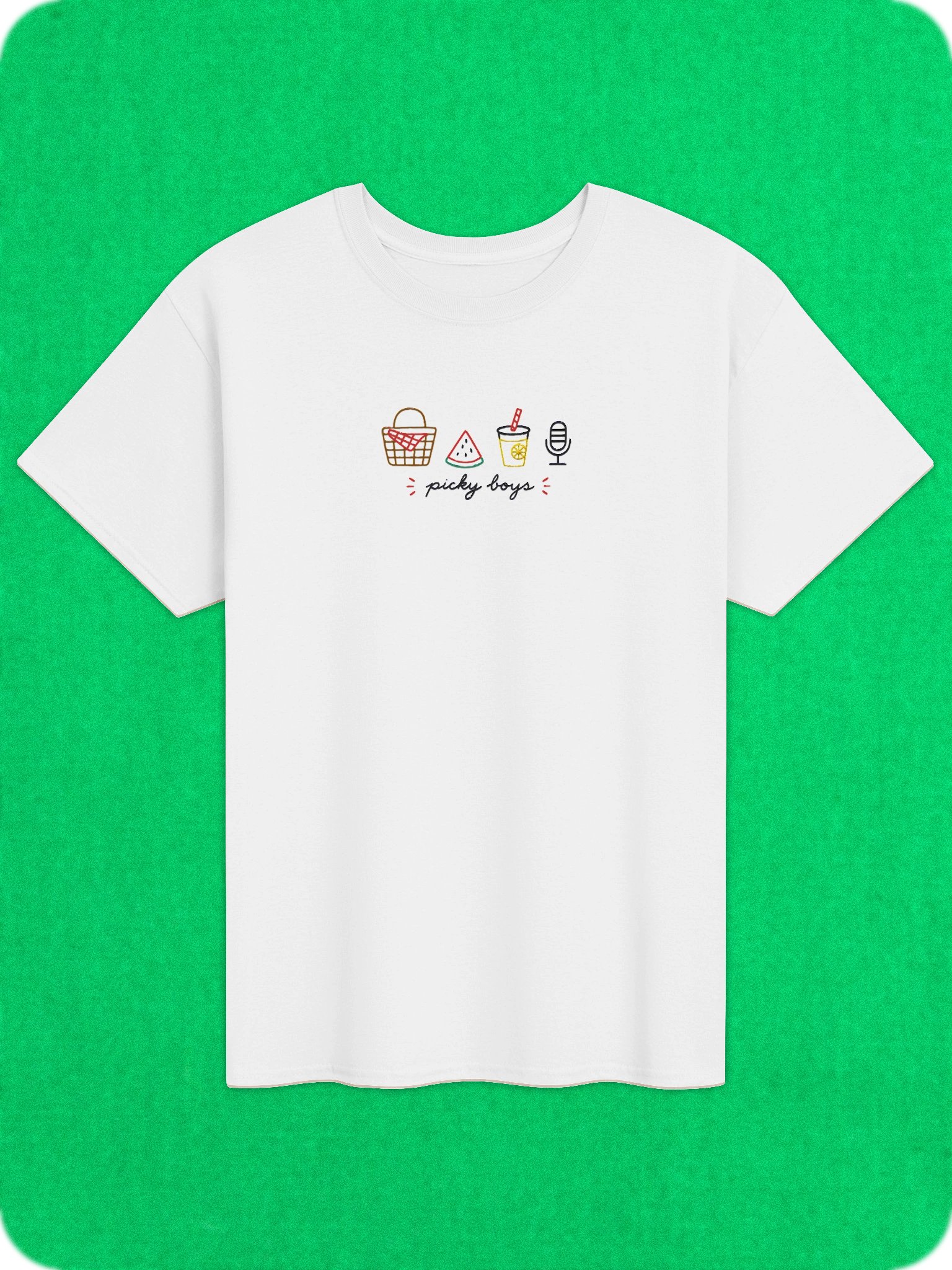 Summer Embroidered T-Shirt (6 Colors) product image (5)