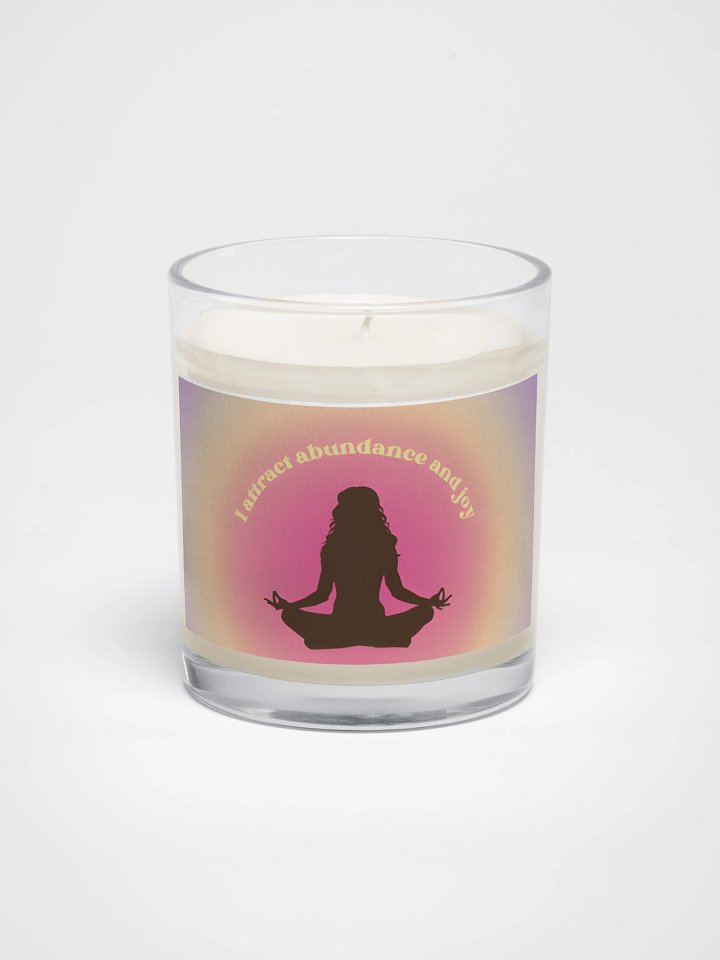 💫 I Attract Abundance and Joy — Meditation Candle product image (1)