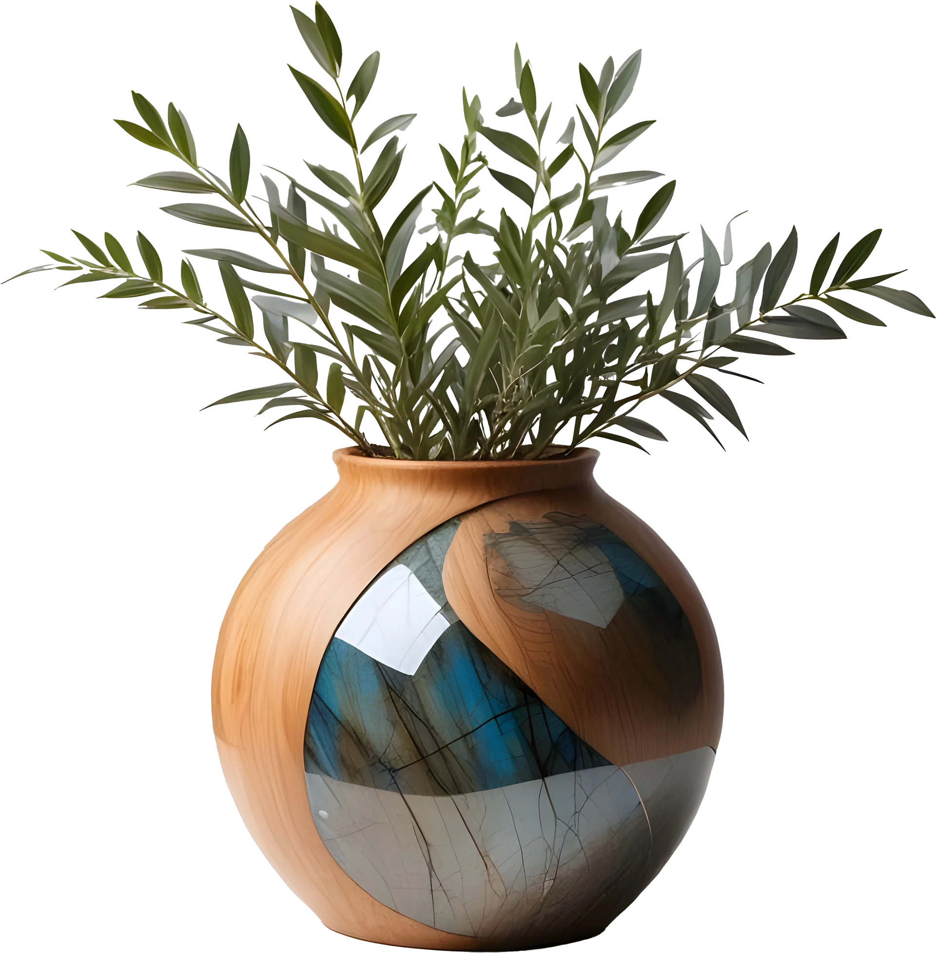 Celestial Grace – Boho Chic Vase PNG product image (1)