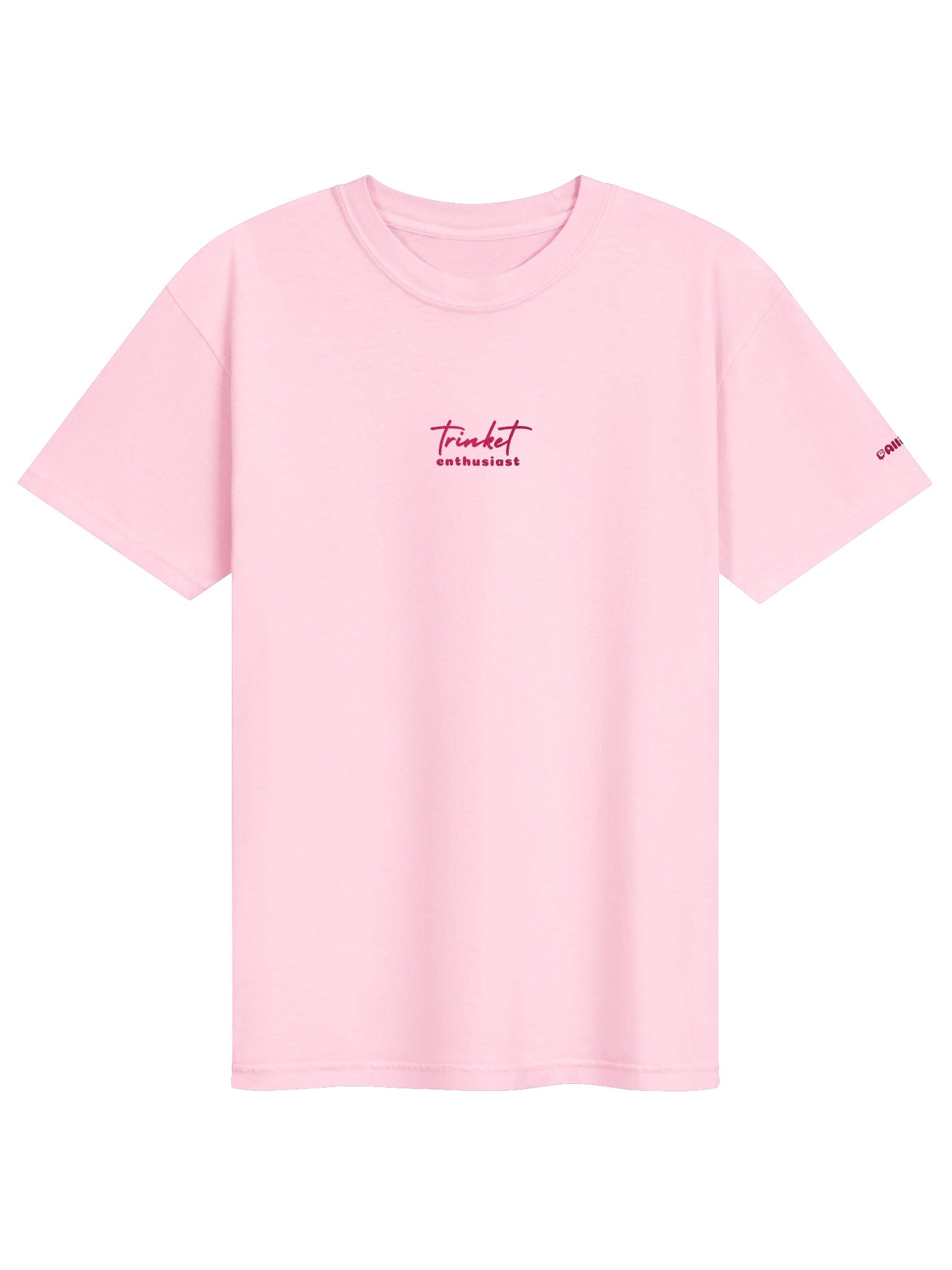 trinket enthusiast shirt - hot pink embroidery product image (2)