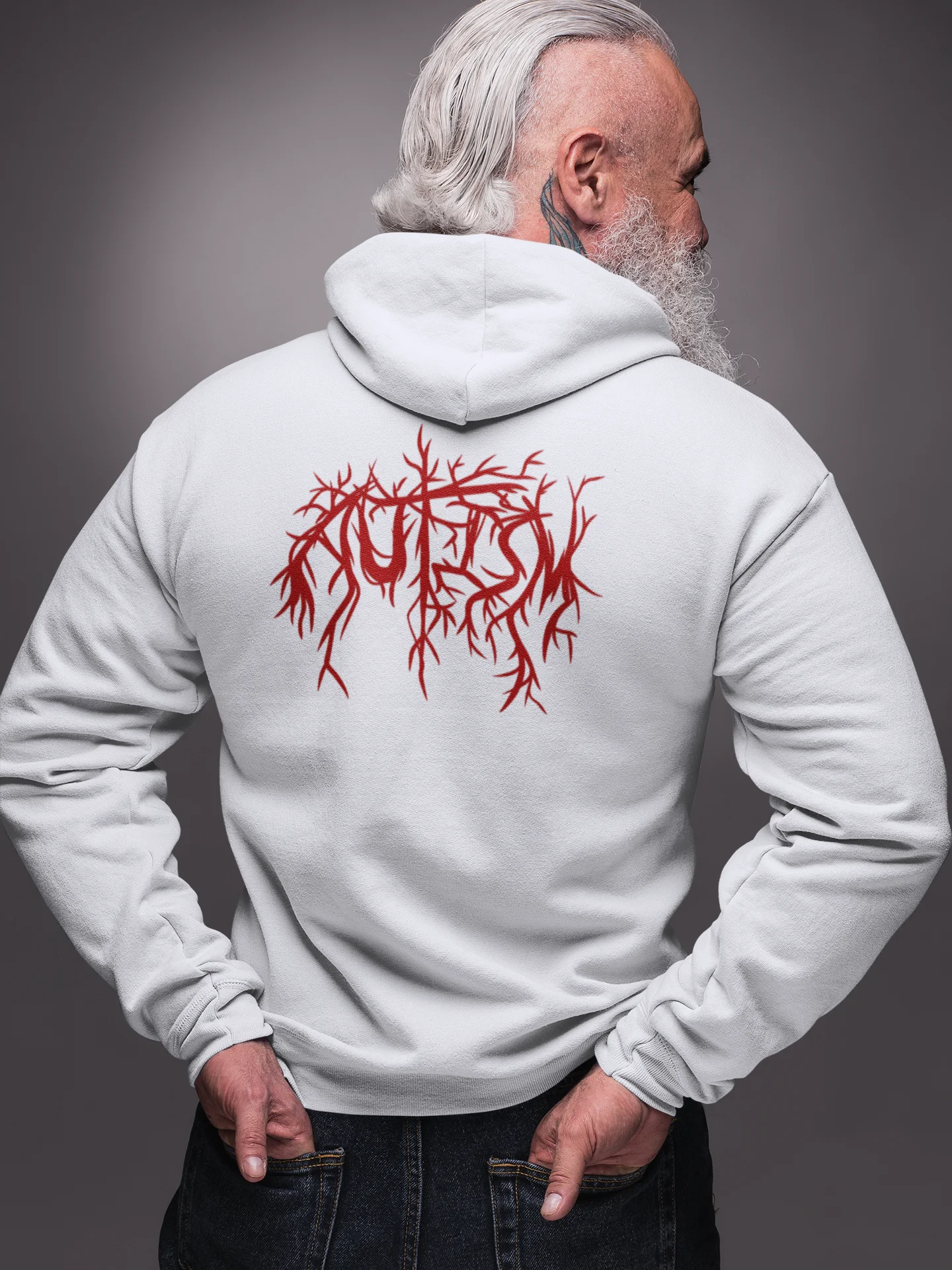 Autism metal zip hoodie product image (1)