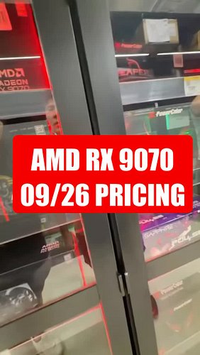 AMD RX 9070 MICROCENTER PRICING 09/26 #nvidia #pcgaming