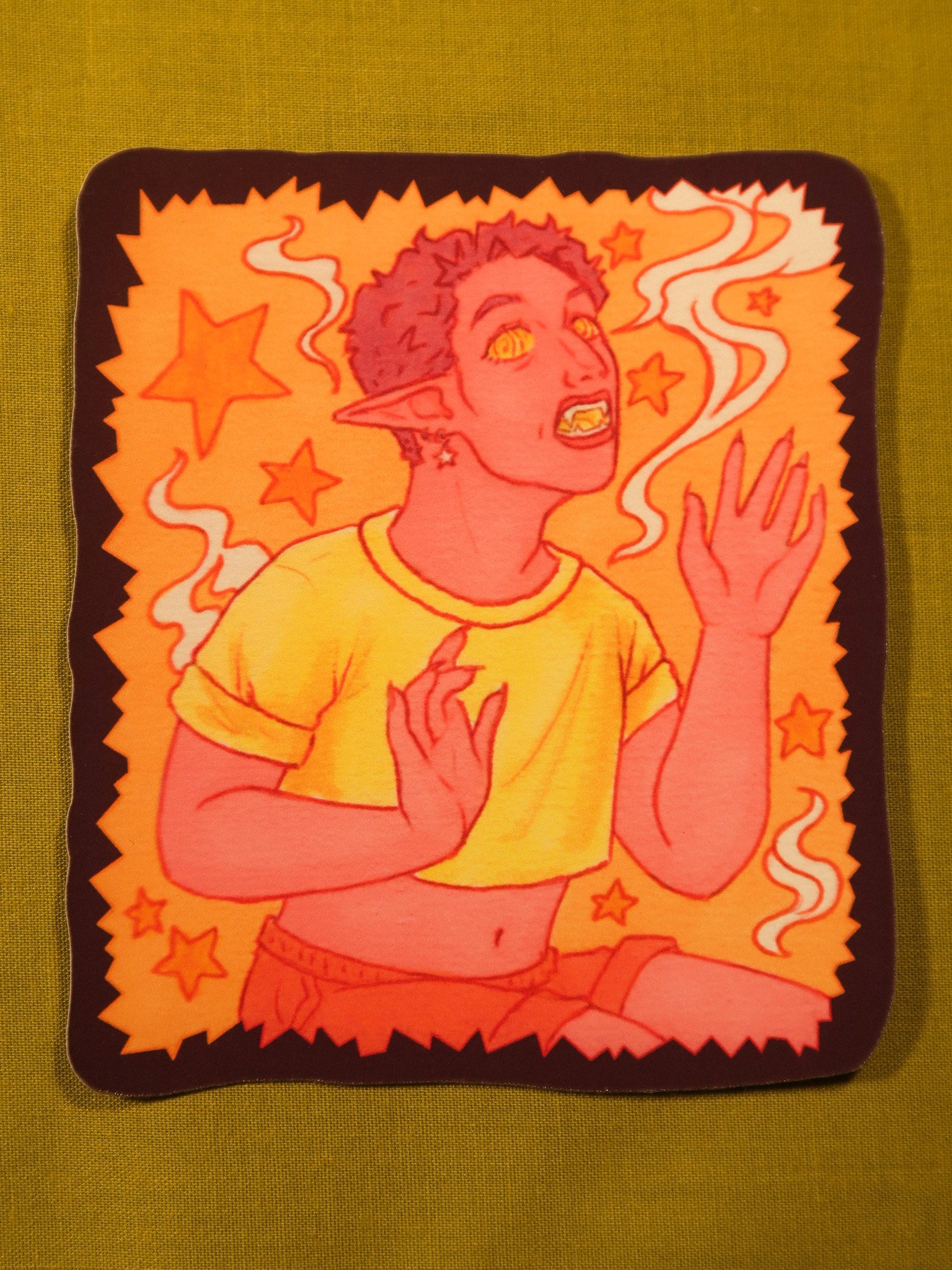 Sunburnt Vampire Sticker product image (1)