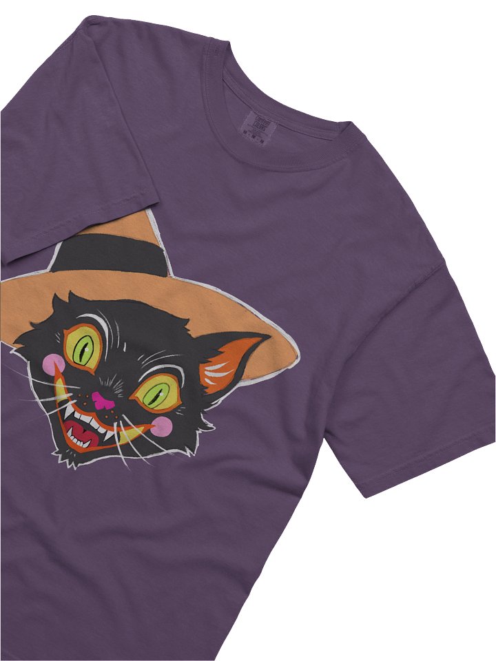 vintage halloween cat tee product image (2)