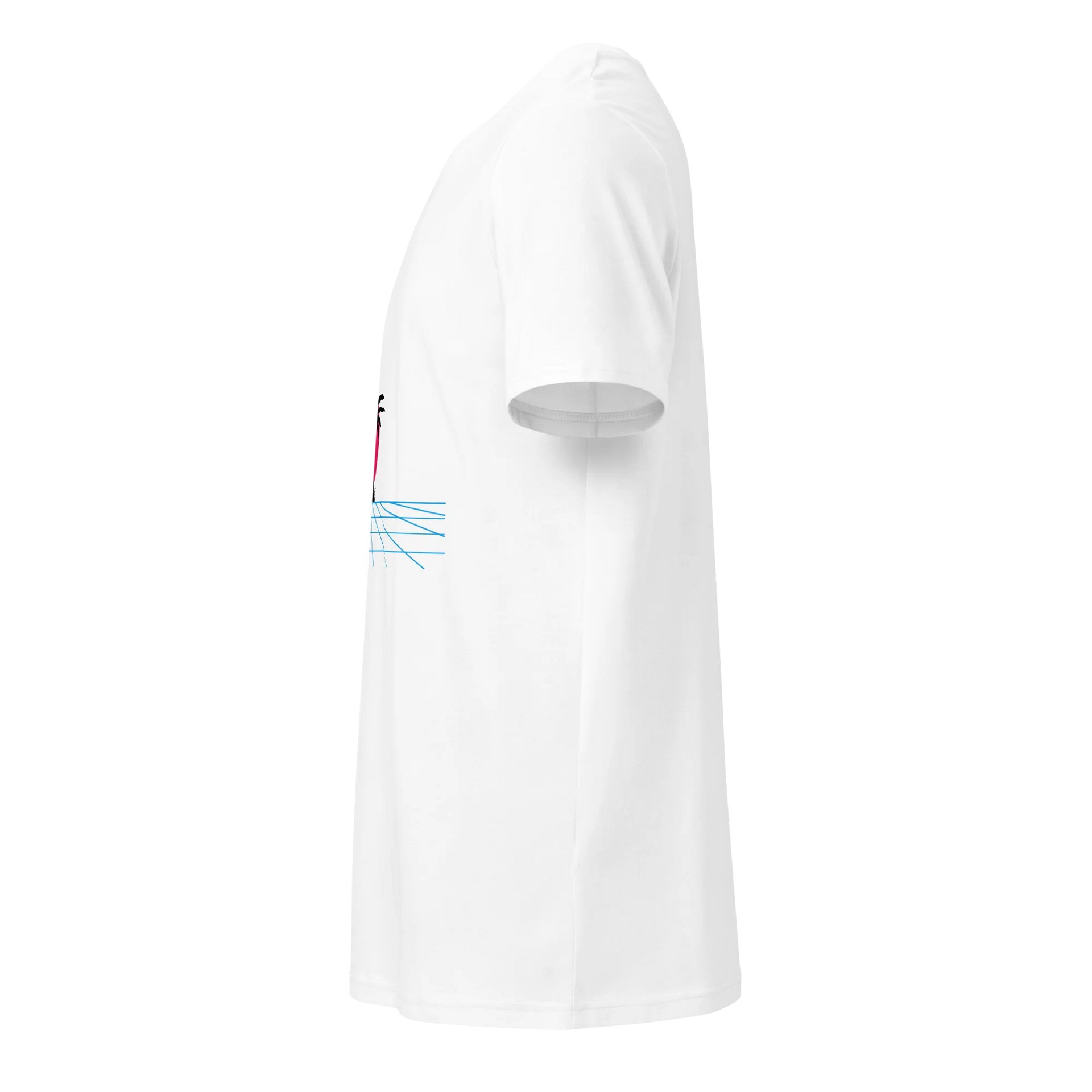 Retro Synthwave Sunset Organic Tee product image (3)
