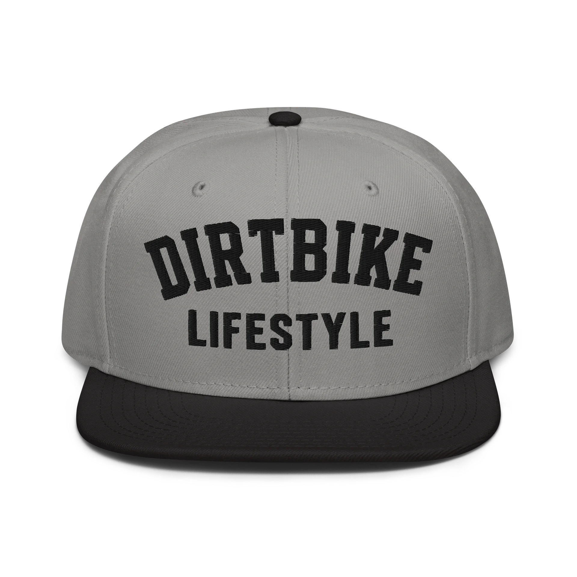 Dirtbike Lifestyle Stitch Snapback – Black Edition product image (1)