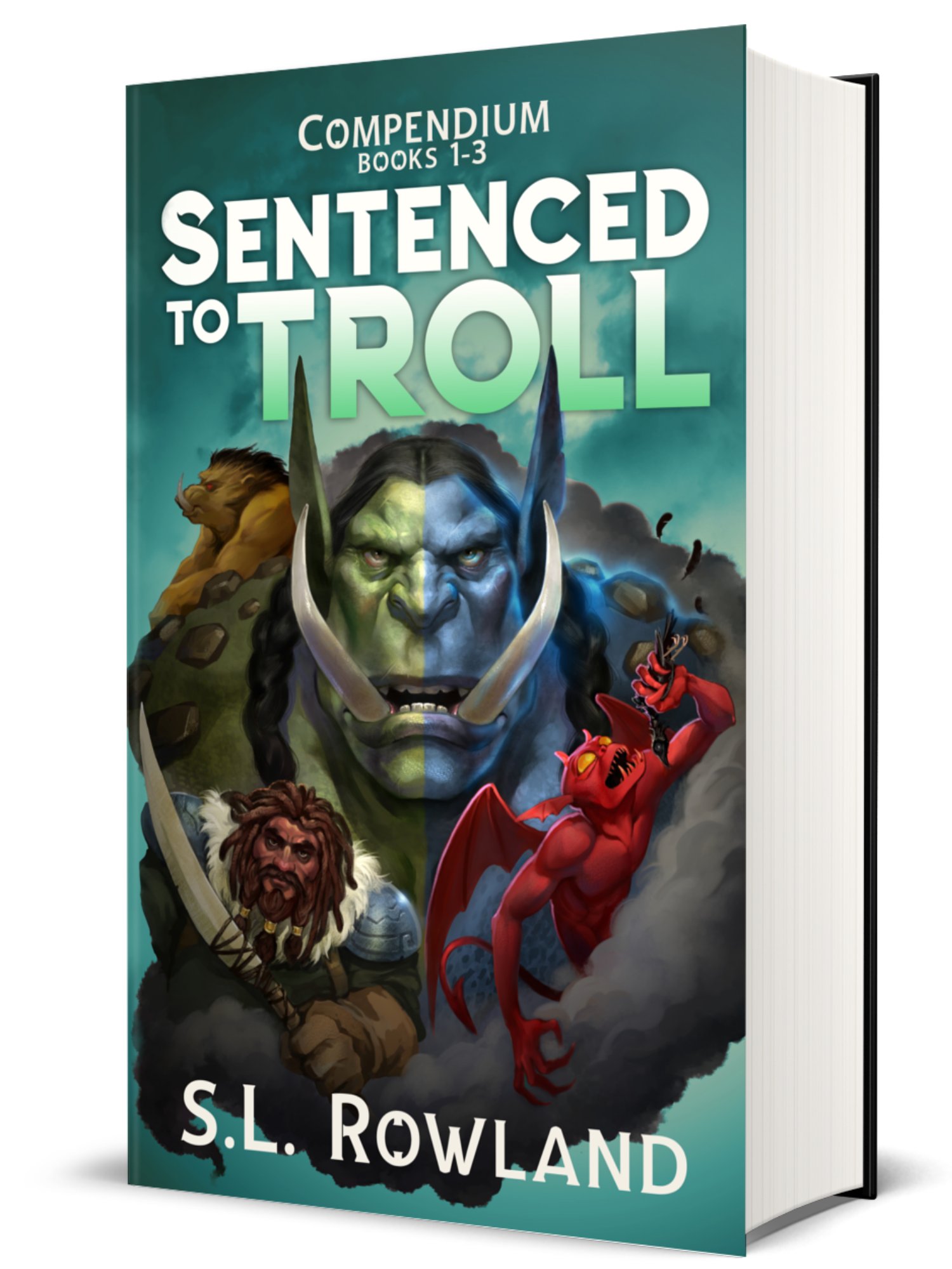 Sentenced to Troll Compendium: Books 1-3 Signed Paperback product image (1)
