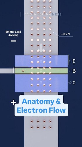 Lets look inside a BJT transistor and see how it works

＊・＊・＊

3D animation created by me for Engineeringness ⚙️

・Check out ...