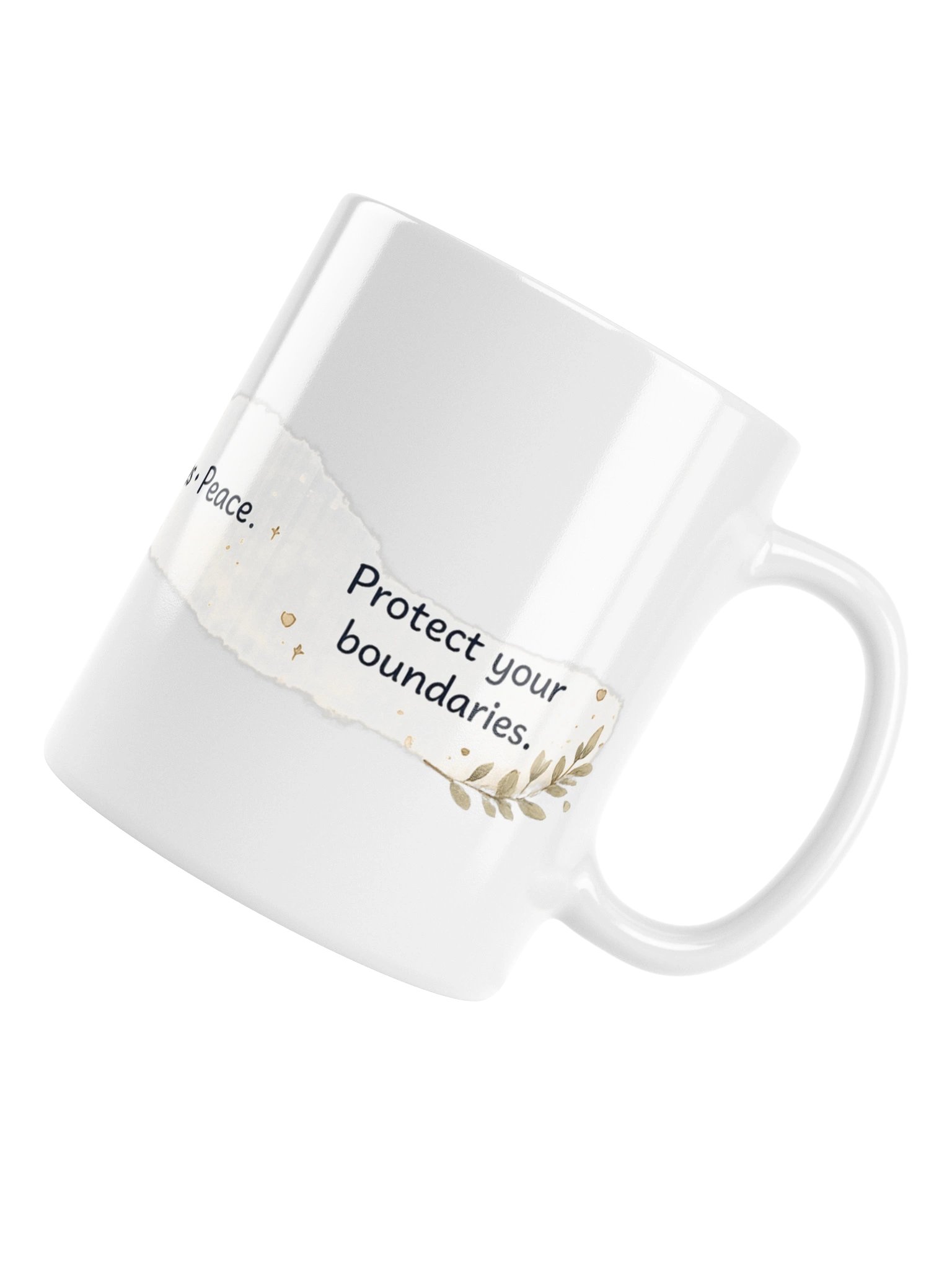 Olive Tea Boundaries Peace Kitten Mug product image (18)