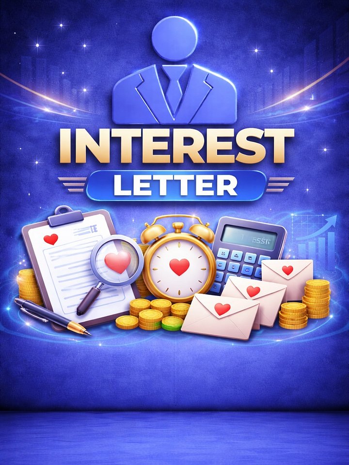 INTEREST LETTER product image (1)