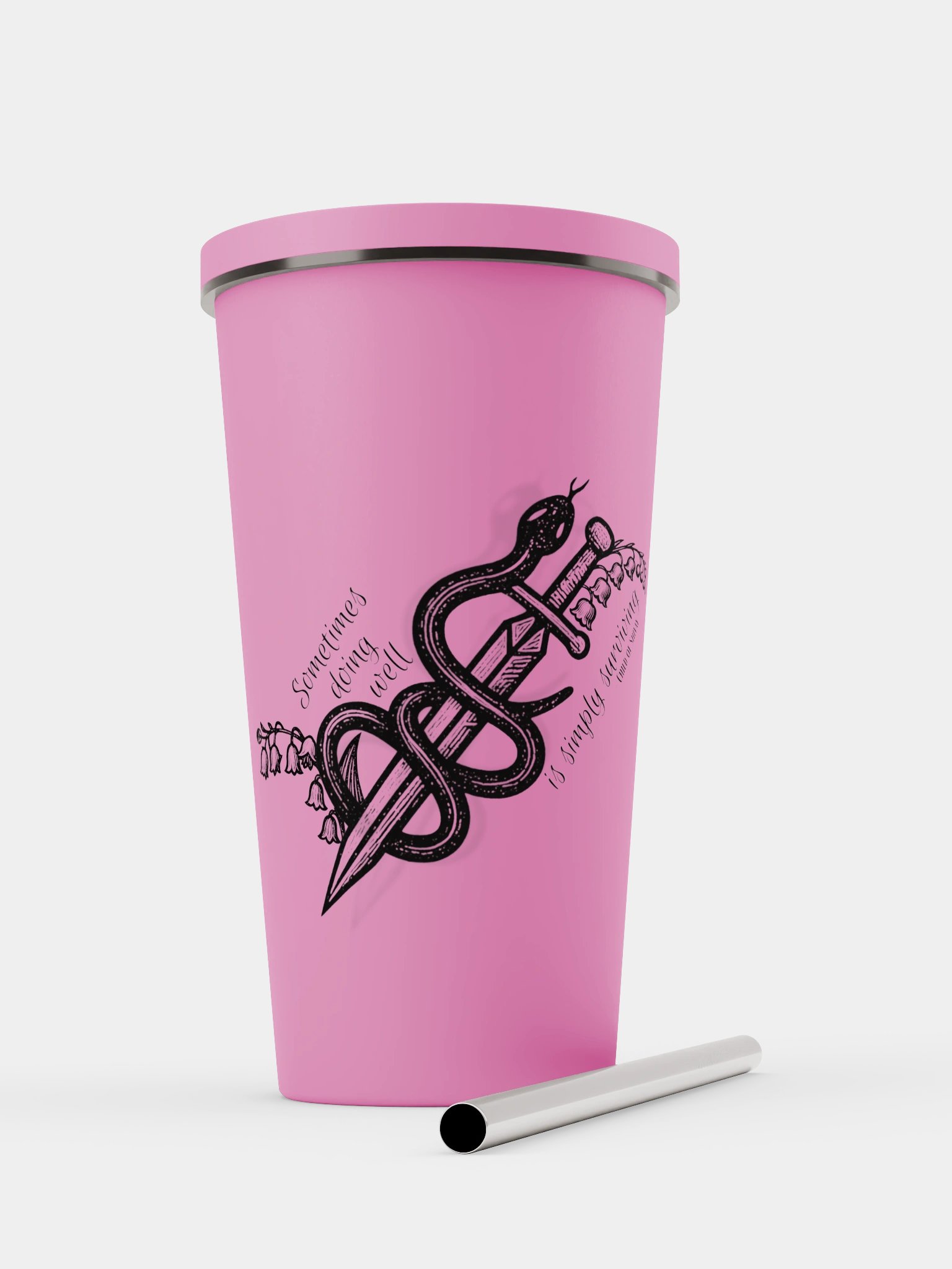 Team Kesh | Surviving Tumbler with Straw product image (5)