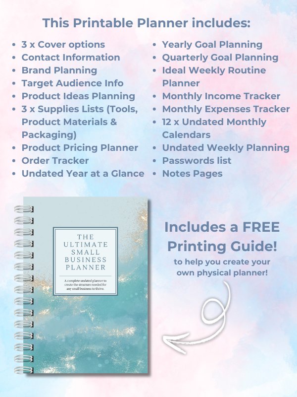 The Ultimate Small Business Planner product image (2)