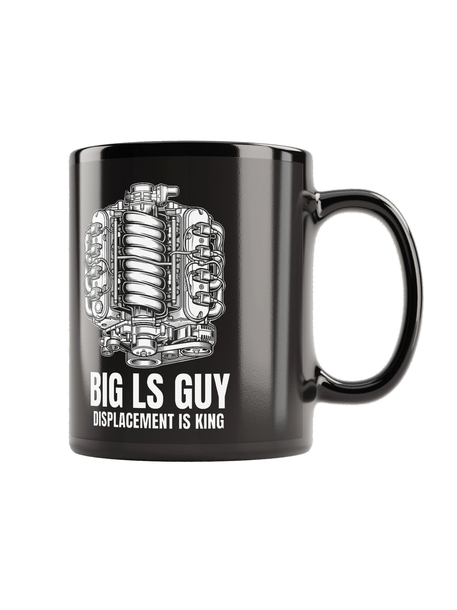 BIG LS GUY — "Displacement is King" Ceramic Mug product image (6)