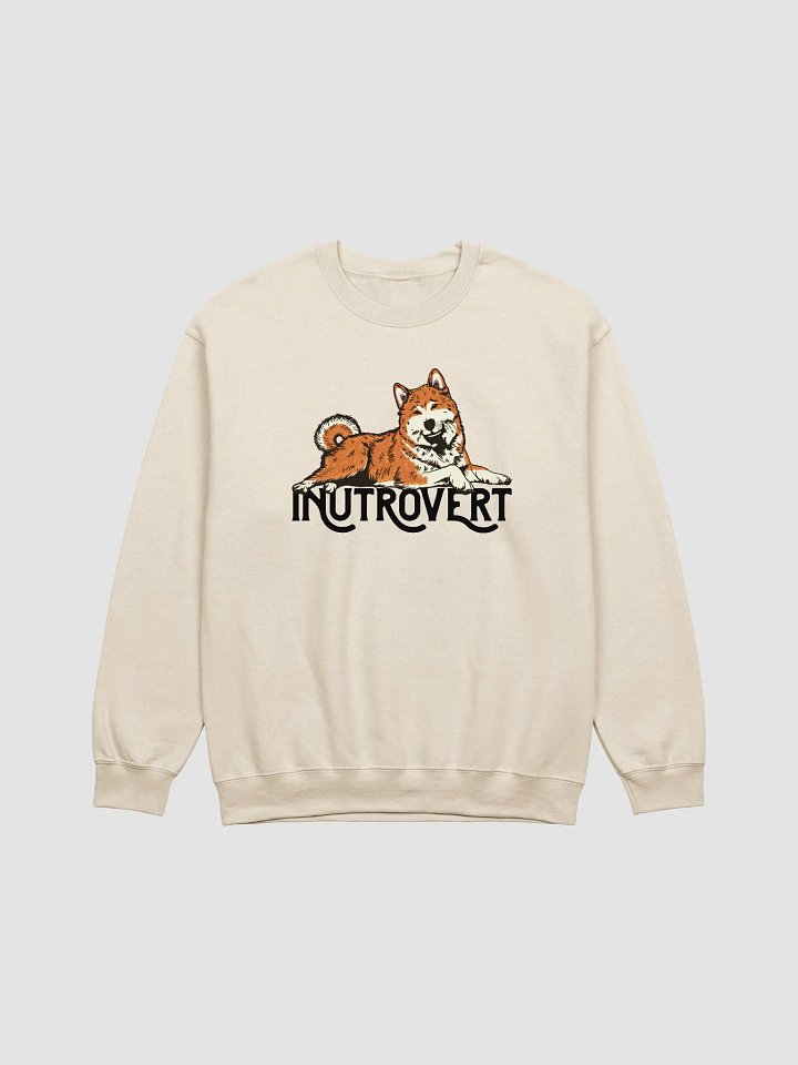 Inutrovert Sweatshirt of an Akita Inu (Red) | Funny Shirt for Akita Paw-rents product image (1)