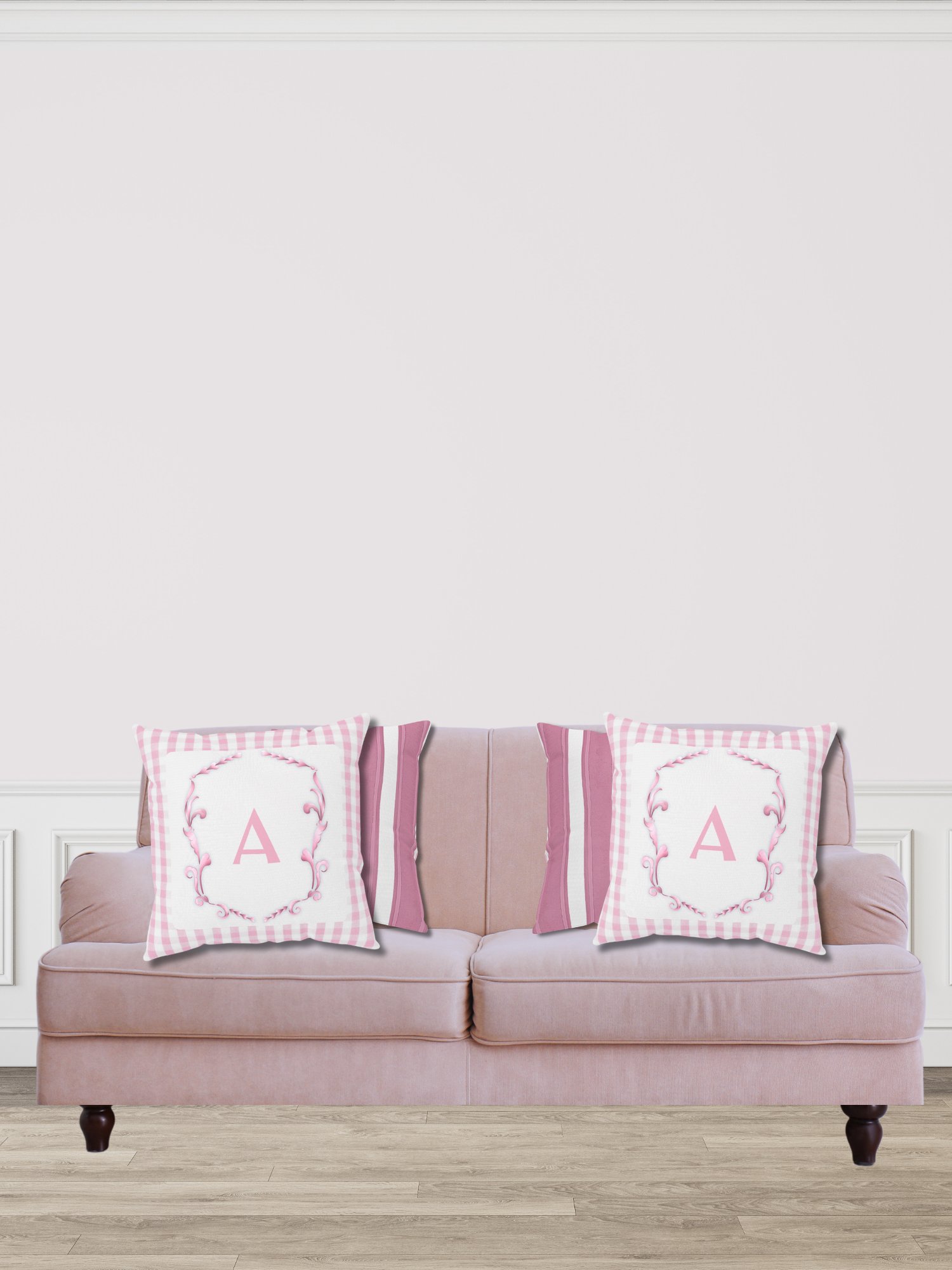 Pink Preppy Charm Pillow A product image (11)