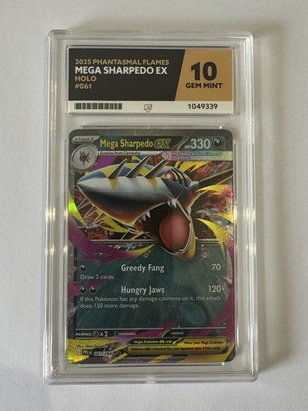 ACE Graded card - Mega Sharpedo Ex product image (1)
