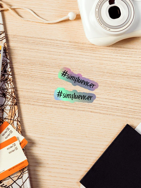 Simfluencer Holographic Stickers product image (2)