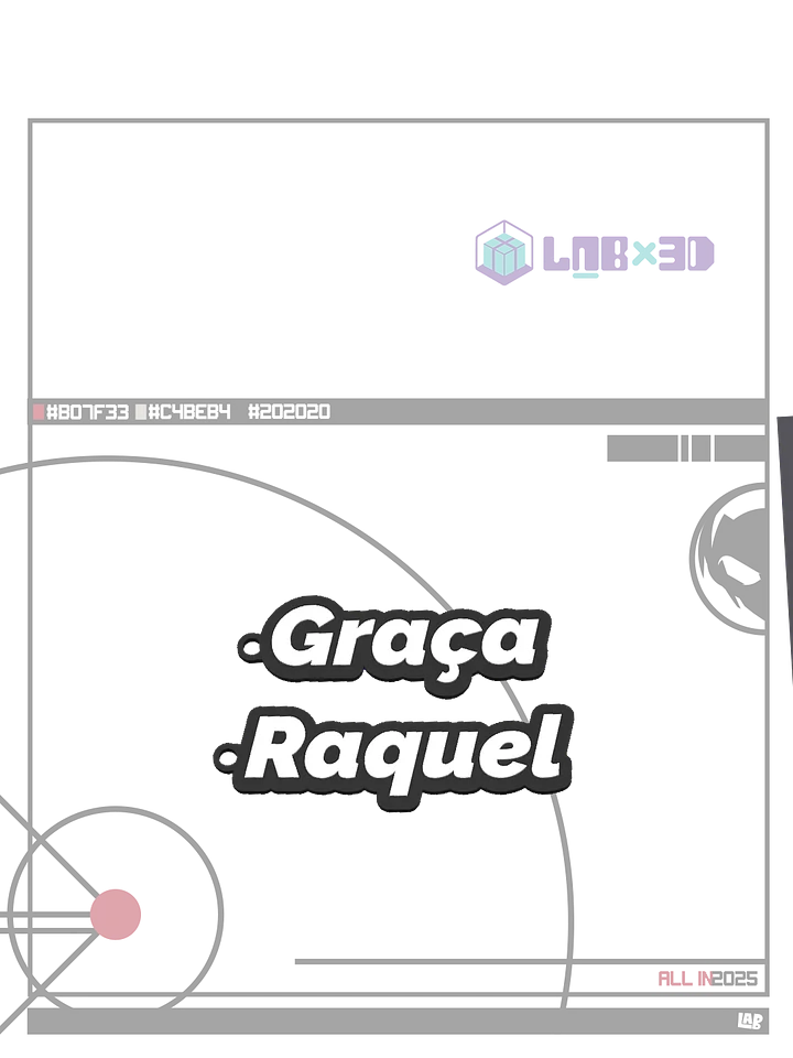 Porta-Chaves com Nome / Nickname product image (1)