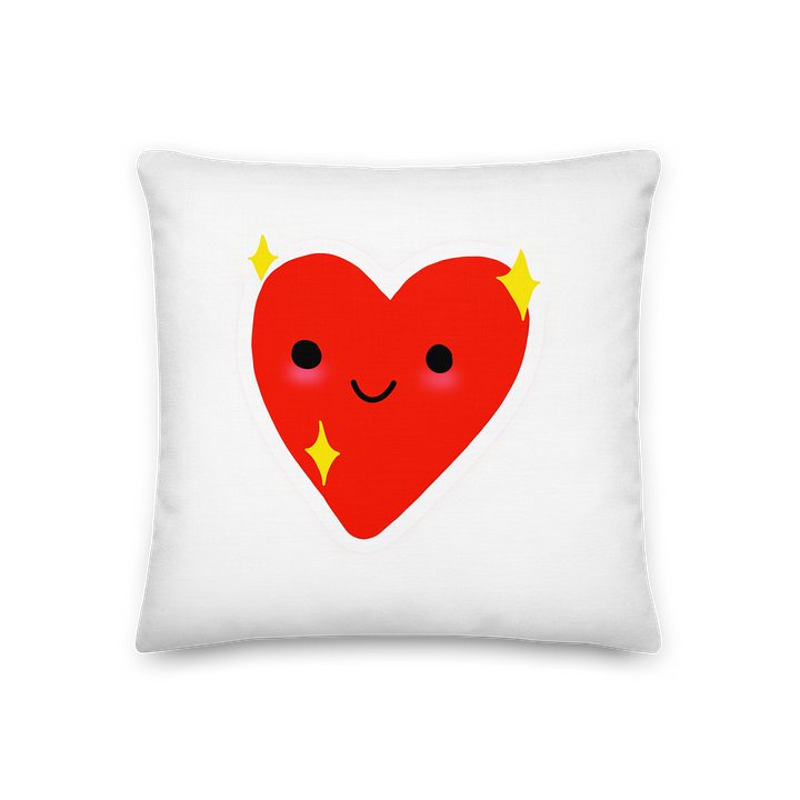 Smiling Heart All-Over Print Pillow product image (1)