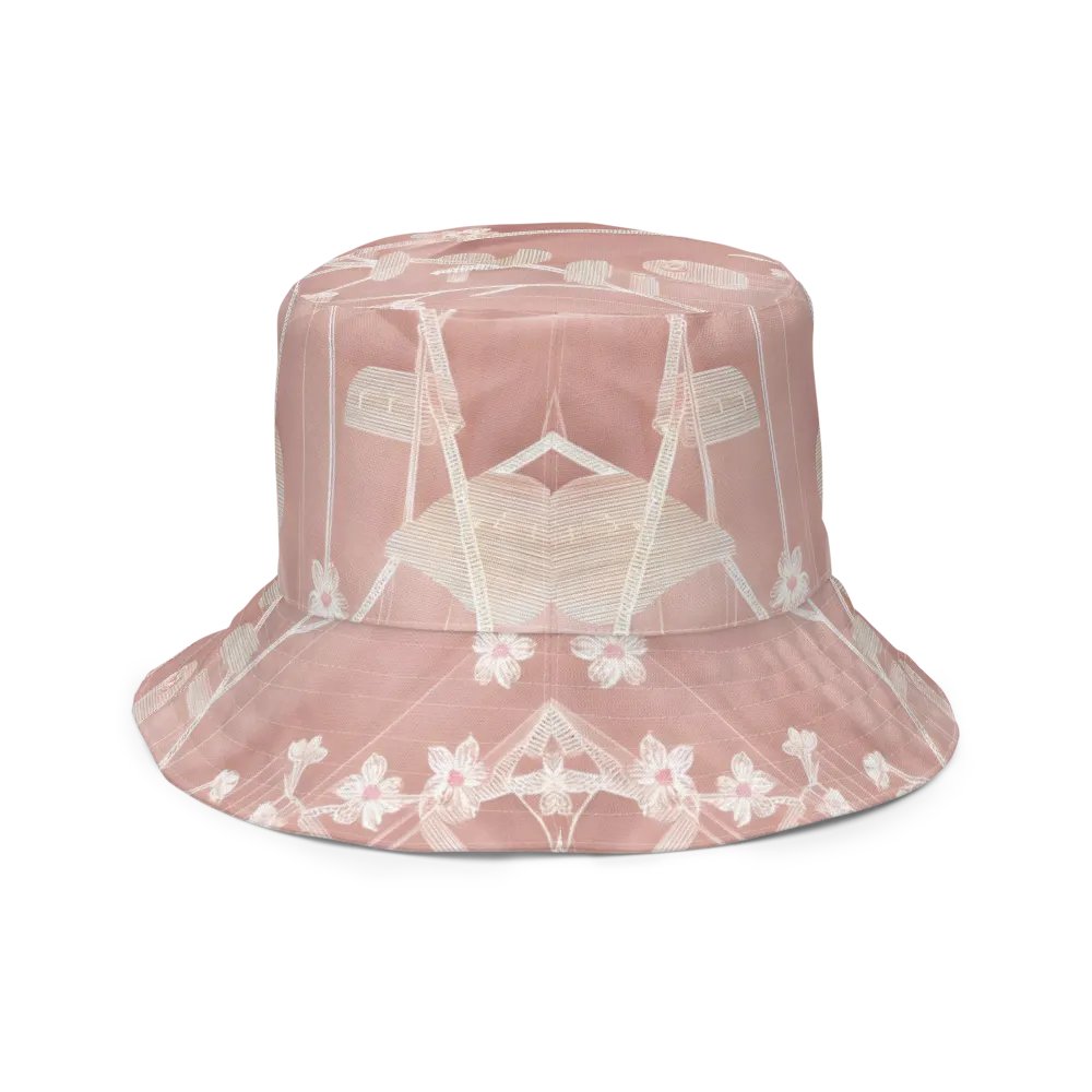 Pink & White Reversible Bucket Hat product image (10)