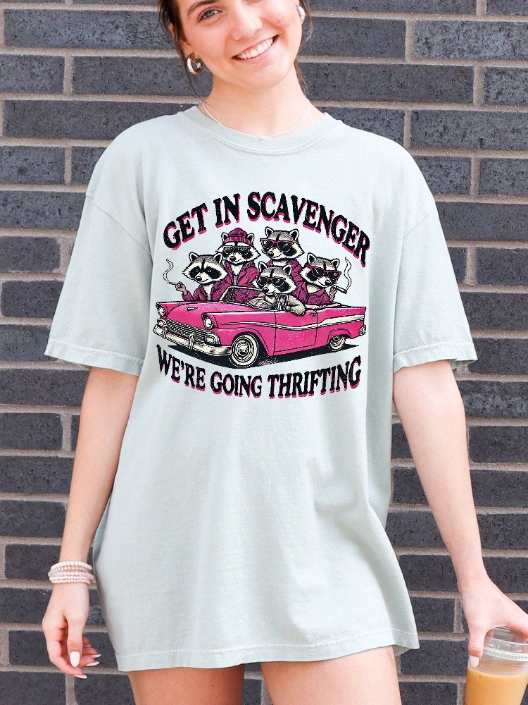 Get In Scavenger We're Going Thrifting Shirt product image (2)