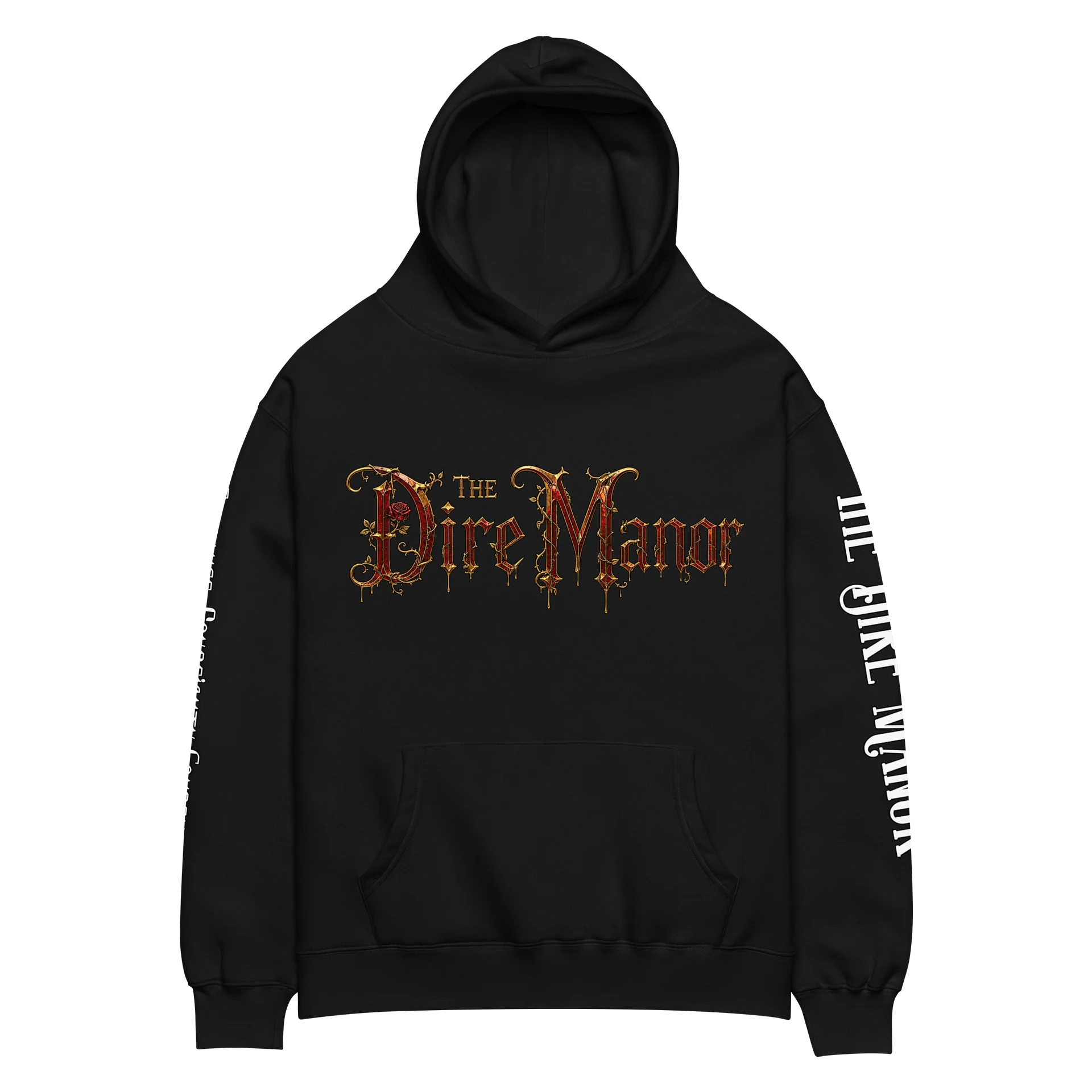 THE DIRE MANOR® — SOVEREIGNTY HEAVYWEIGHT STATEMENT HOODIE product image (2)