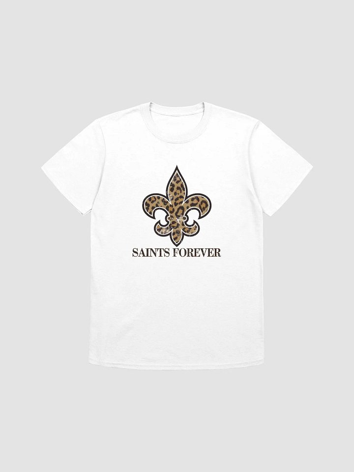 Leopard Fleur-de-lis Saints Forever T-Shirt product image (4)