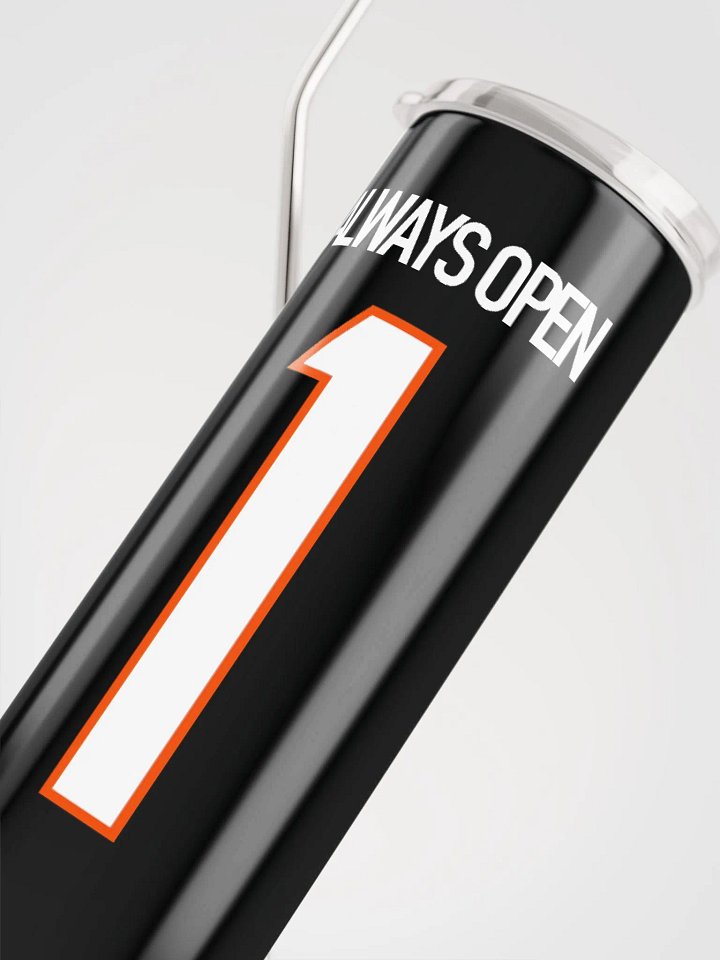 Tumbler con popote metálico ALWAYS OPEN product image (1)