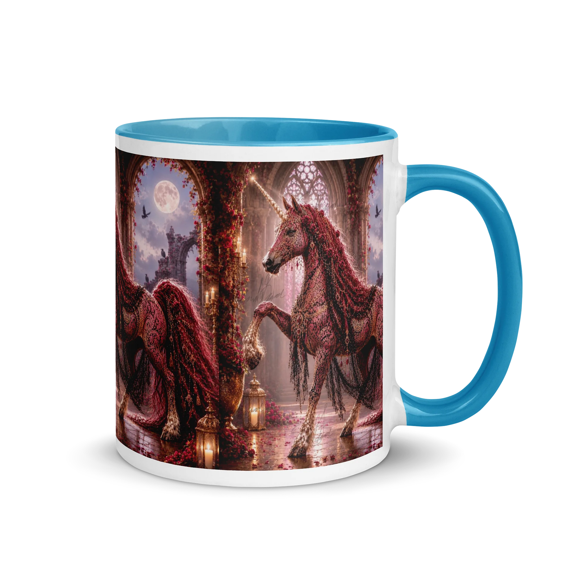 Red Retro Unicorn product image (1)