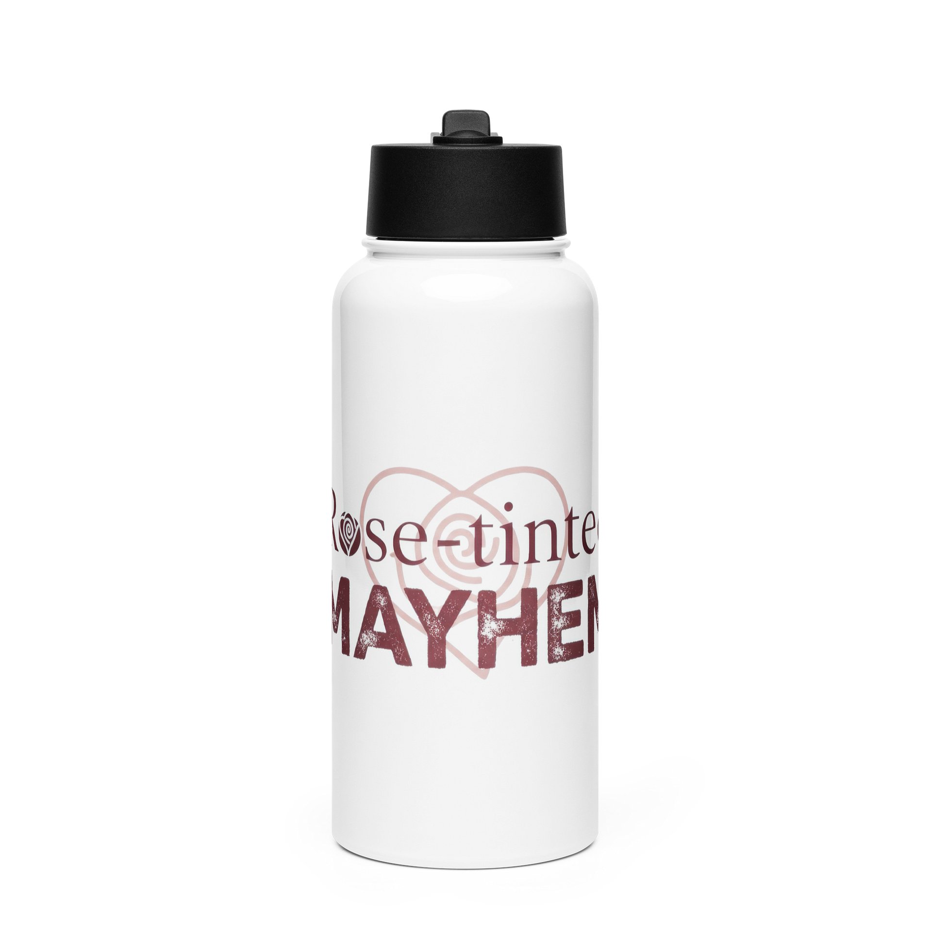 Spiral Heart Stainless Steel Water Bottle product image (1)
