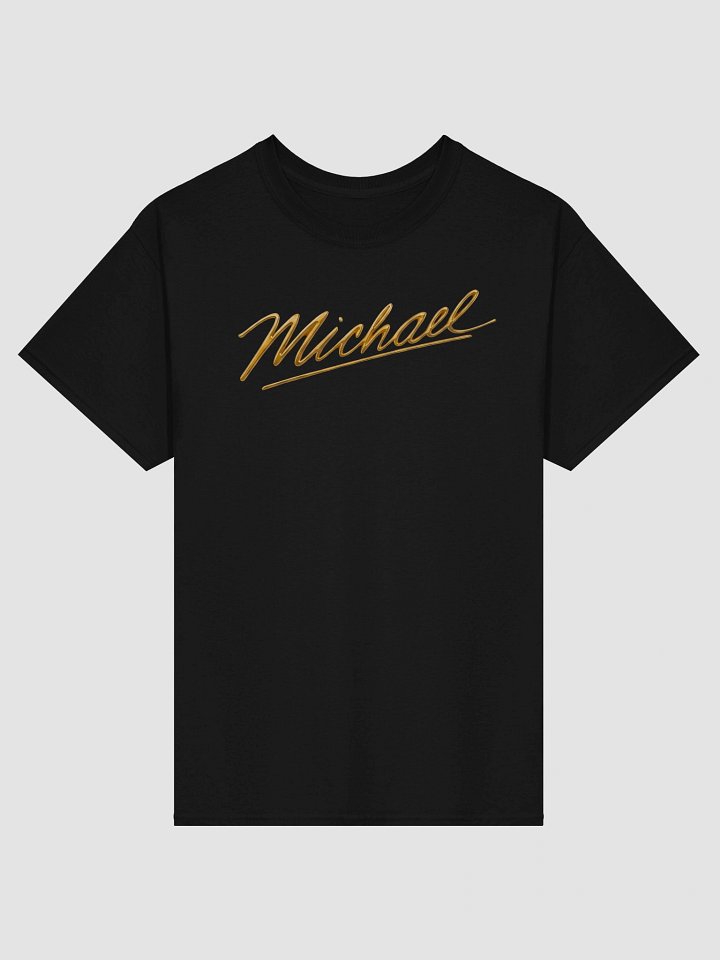 Michael Jackson 2026 Movie Minimalist Gold Logo T-Shirt | Premium King of Pop Apparel product image (1)