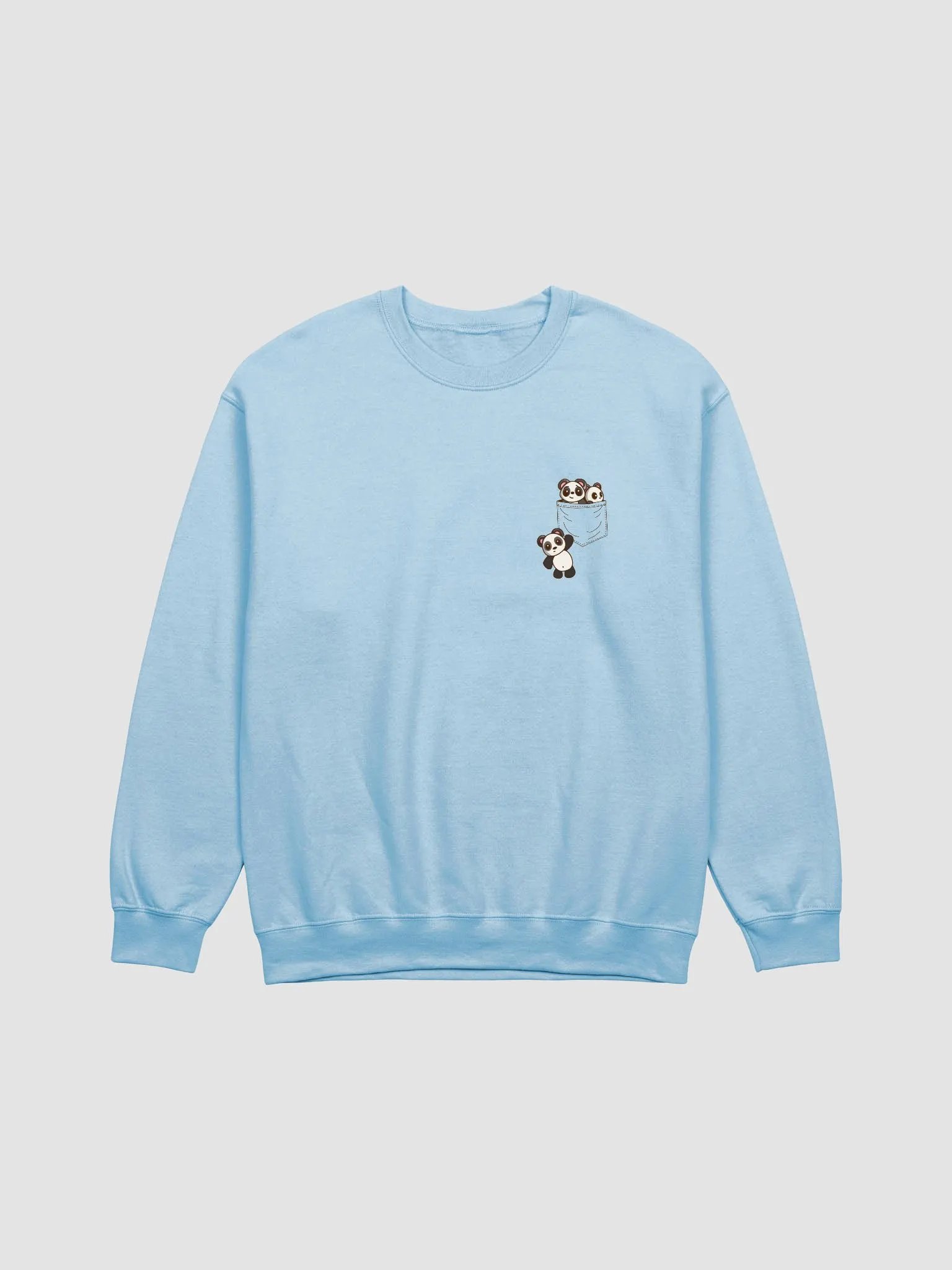 Pocket Of Pandas Crew Neck Sweatshirt product image (1)