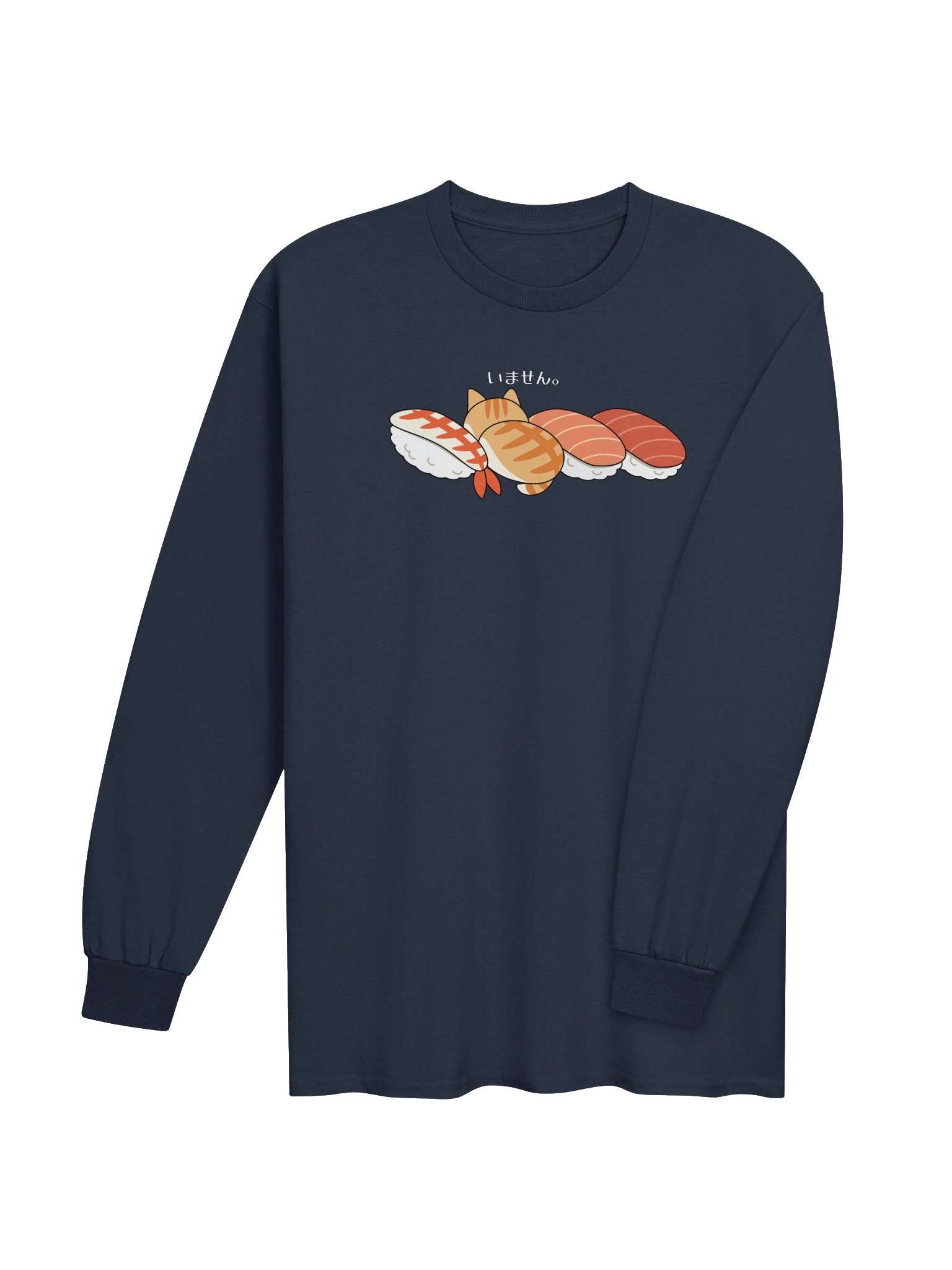 Sushi Cat - Unisex Adult Long Sleeve T-shirt product image (3)