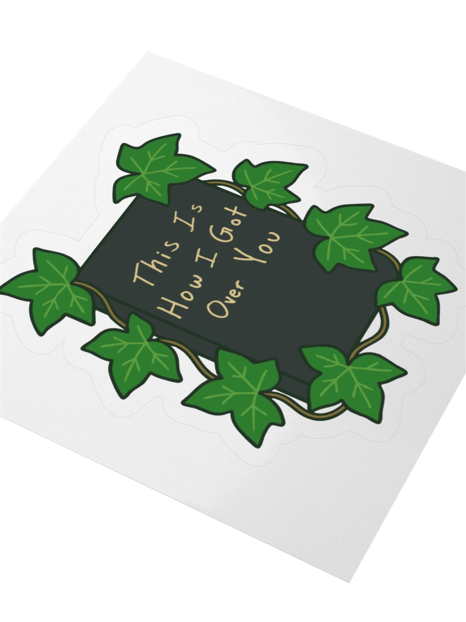 This Is How I Got Over You Cover Sticker product image (7)