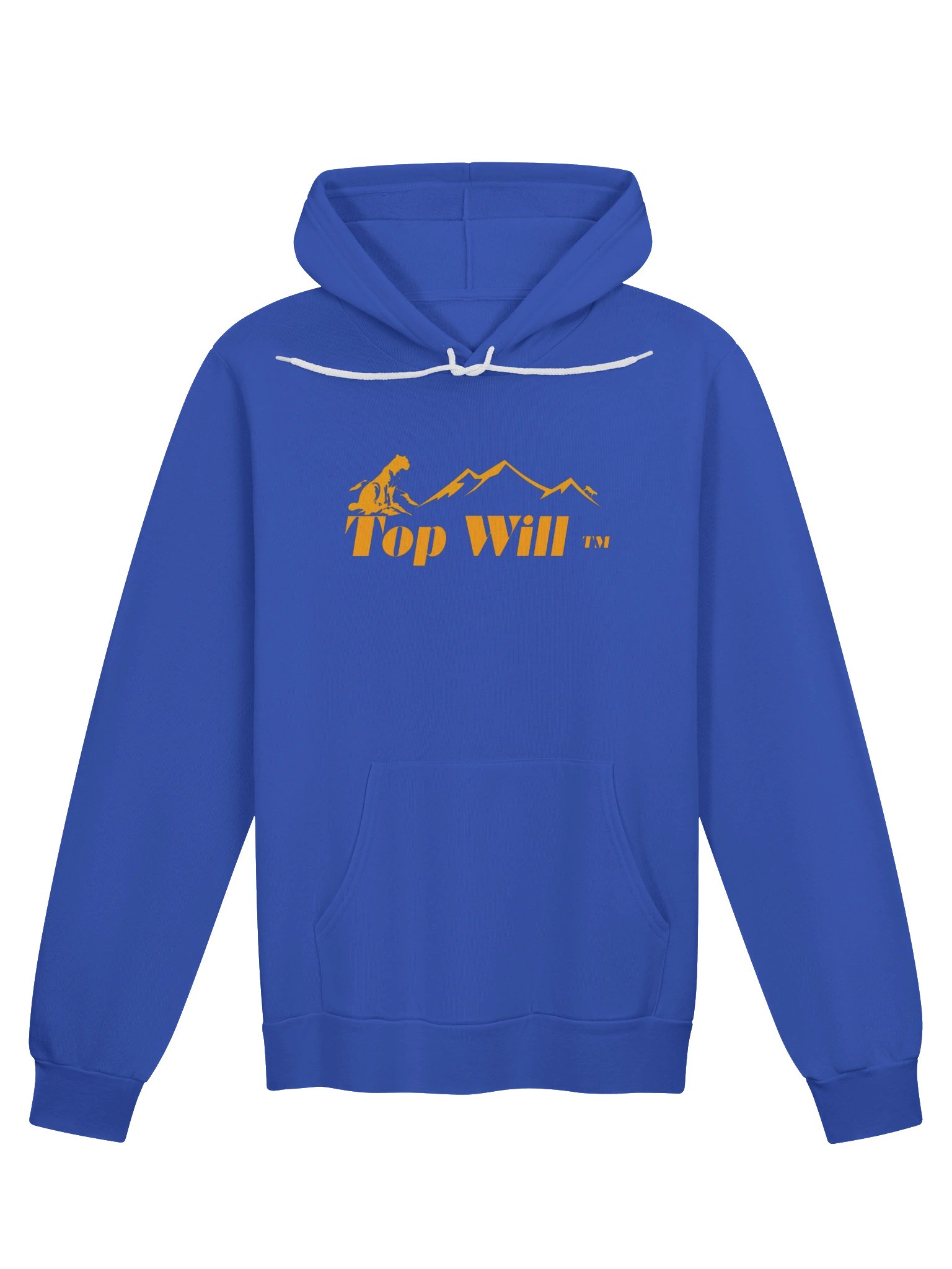 Top Will ™ Blue & Orange Supersoft Hoodie product image (1)