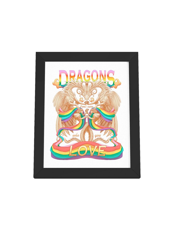 Pride Dragons Framed Print product image (1)