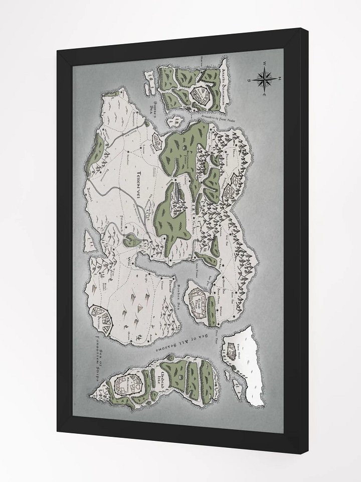 Framed Map of Teren'vei product image (4)