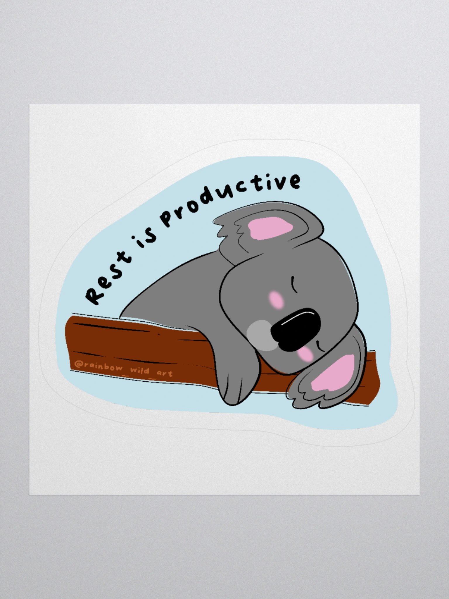 Rest is Productive Sticker product image (3)